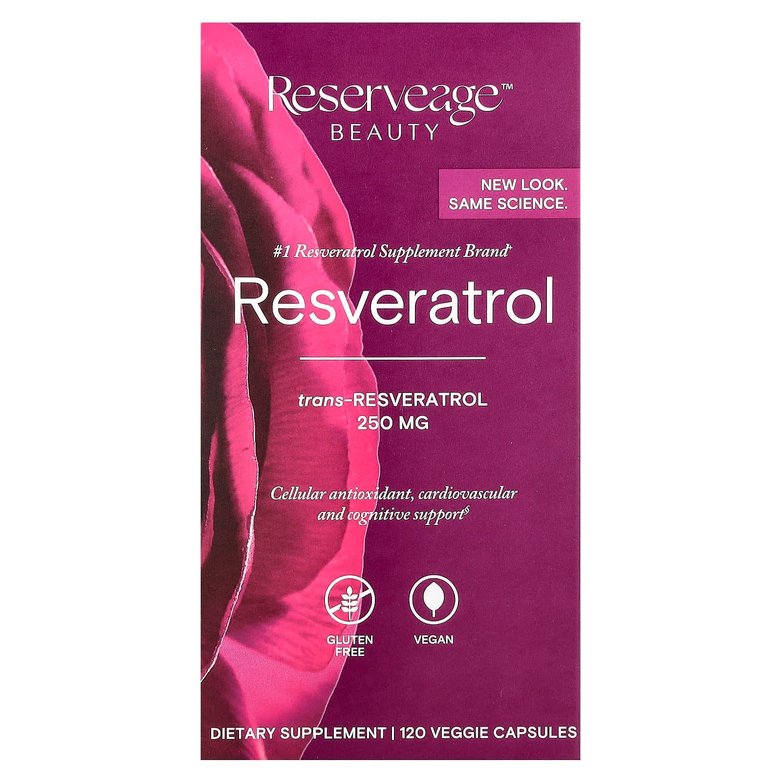 Reserveage Beauty Resveratrol – 120 gélules végétales de Reserveage Beauty