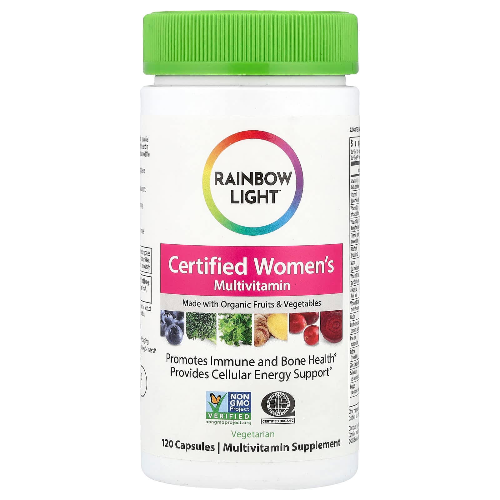 Rainbow Light Certified Women's Multivitamin – 120 gélules de Rainbow Light