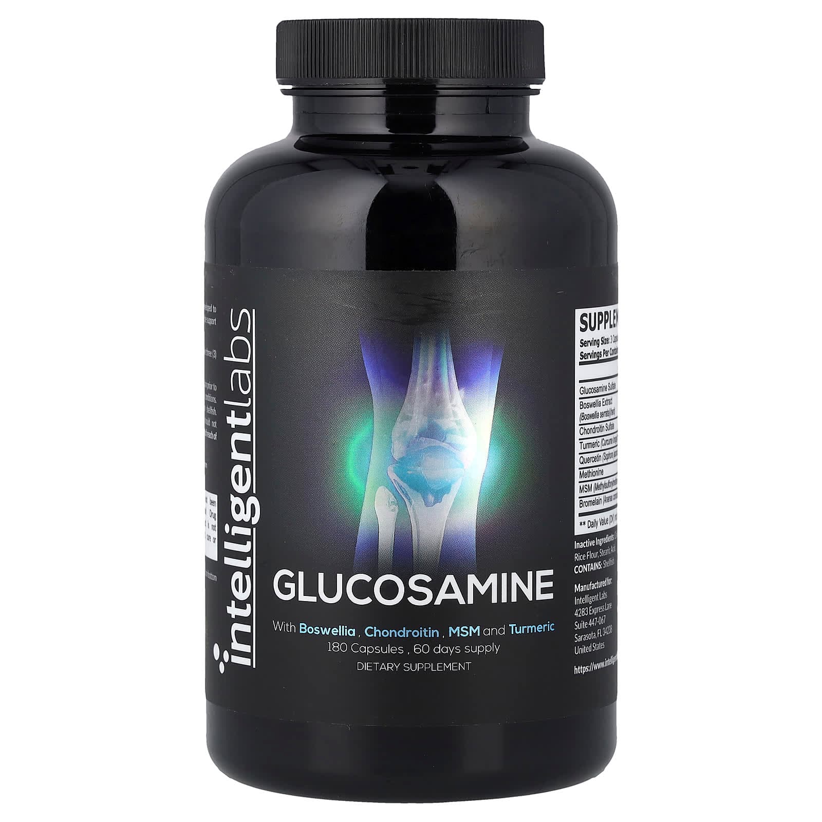 Intelligent Labs Glucosamine – 180 gélules de Intelligent Labs