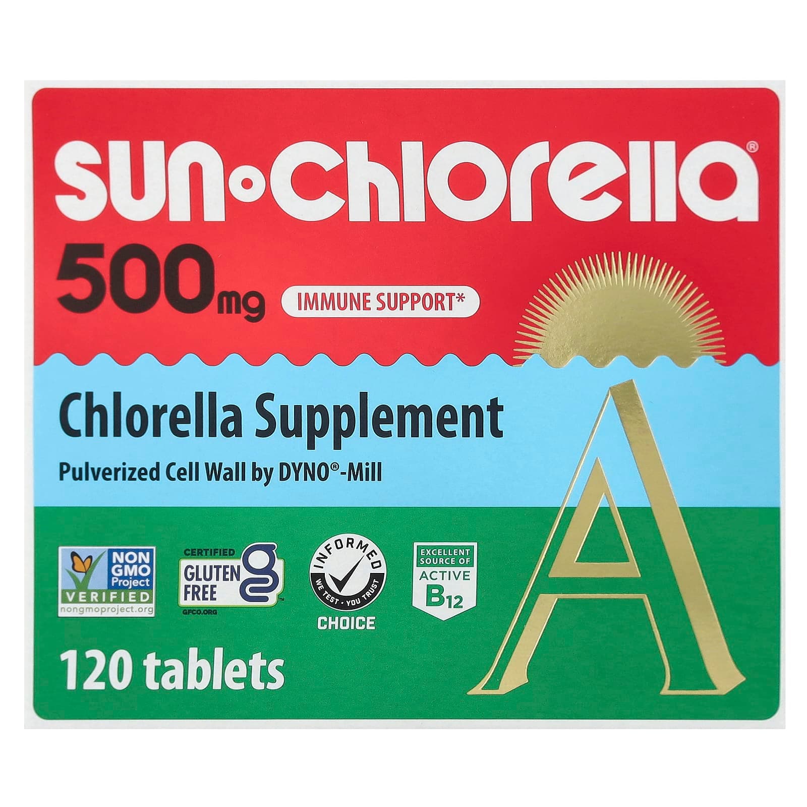 Sun Chlorella Chlorella Supplement – 120 comprimés de Sun Chlorella