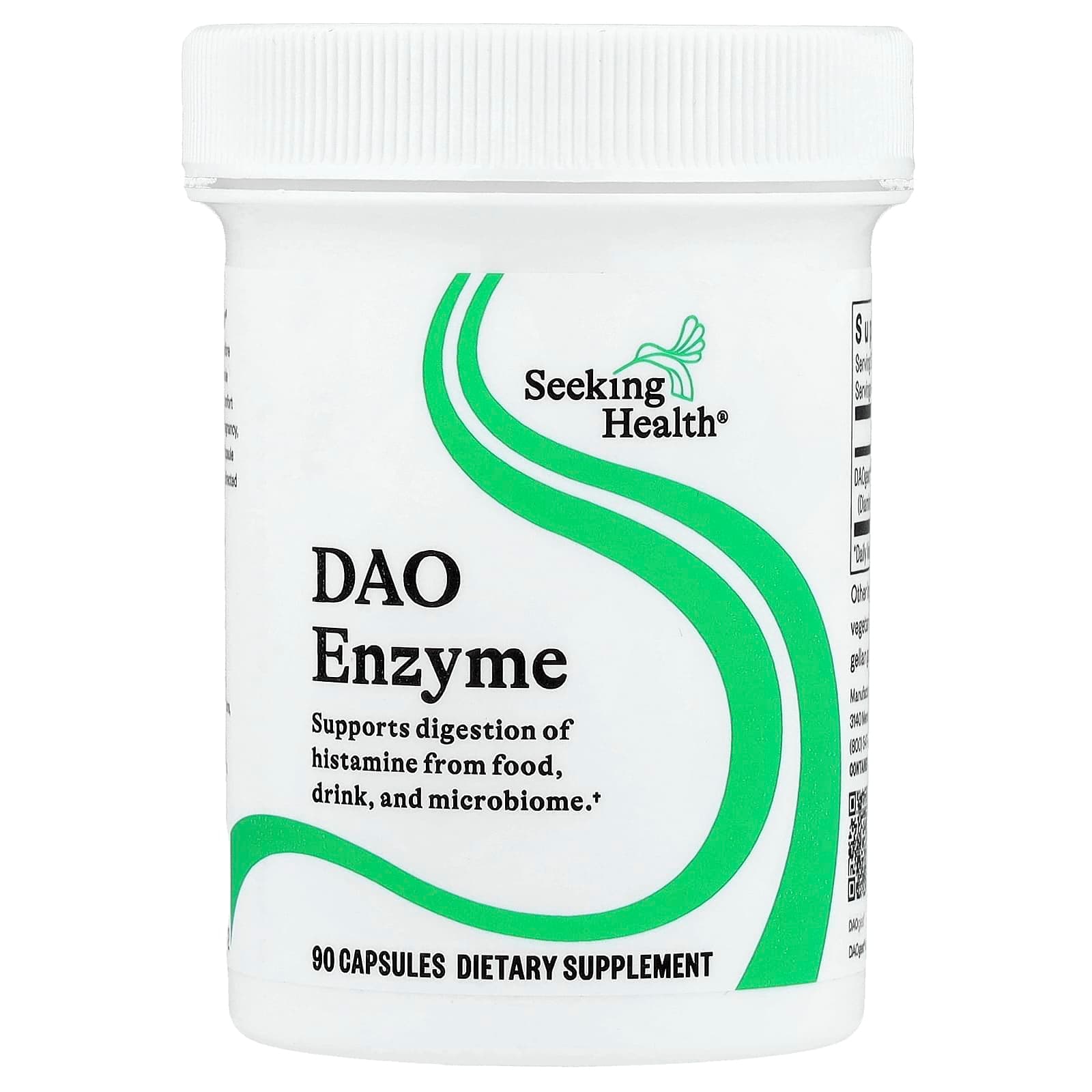 Seeking Health DAO Enzyme – 90 gélules de Seeking Health