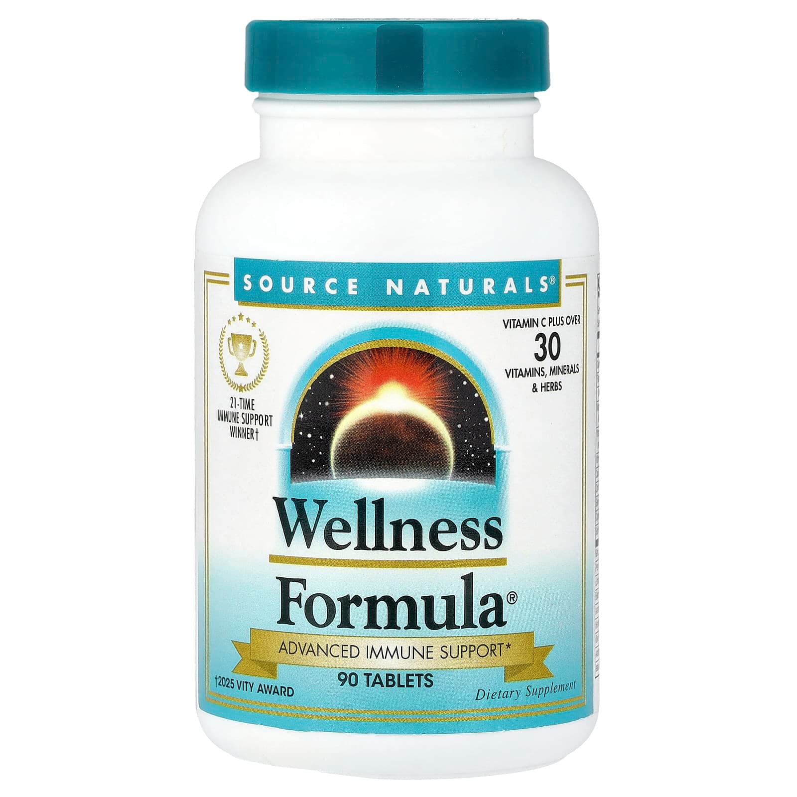 Source Naturals Wellness Formula, Advanced Immune Support – 90 comprimés de Source Naturals