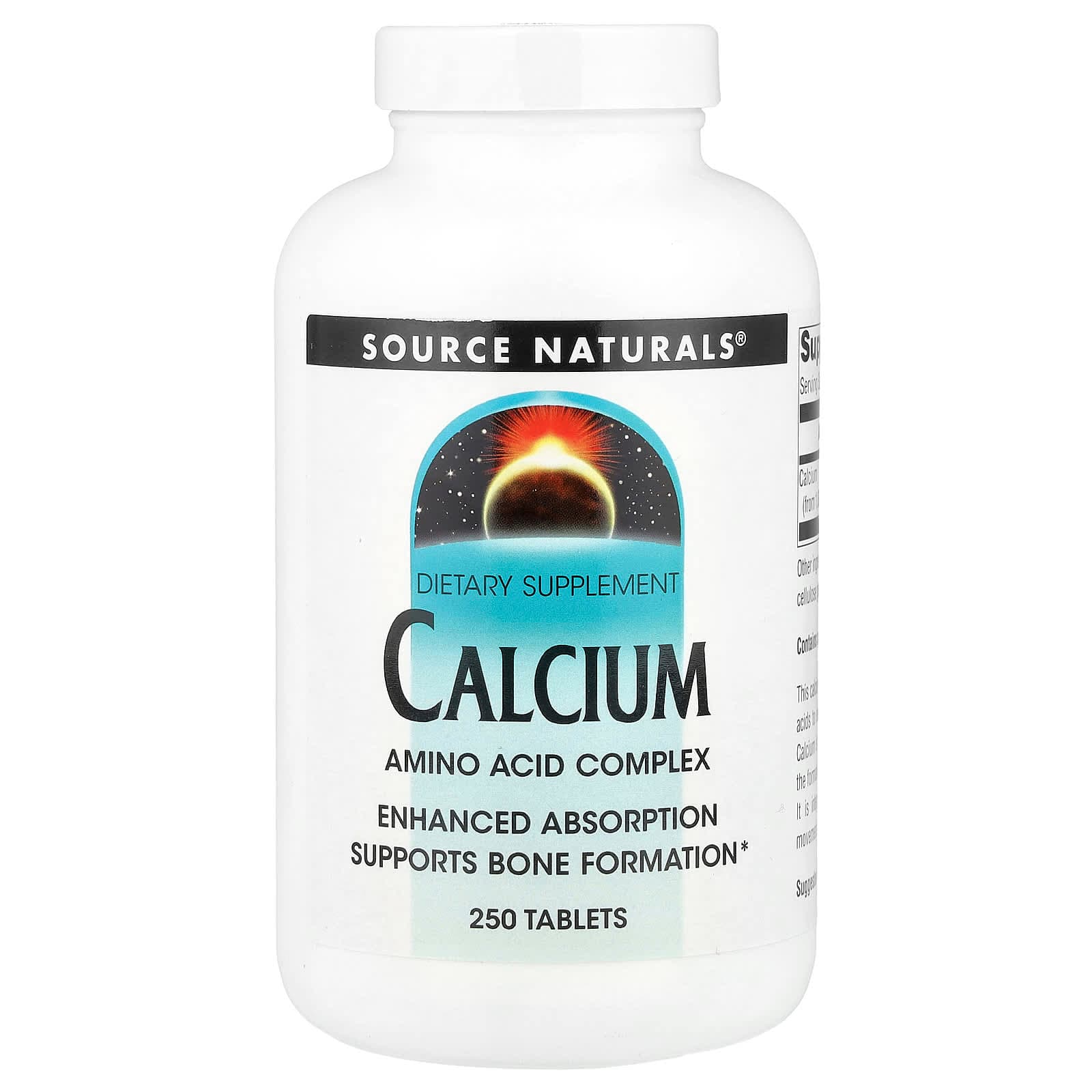 Source Naturals Calcium – 250 comprimés de Source Naturals