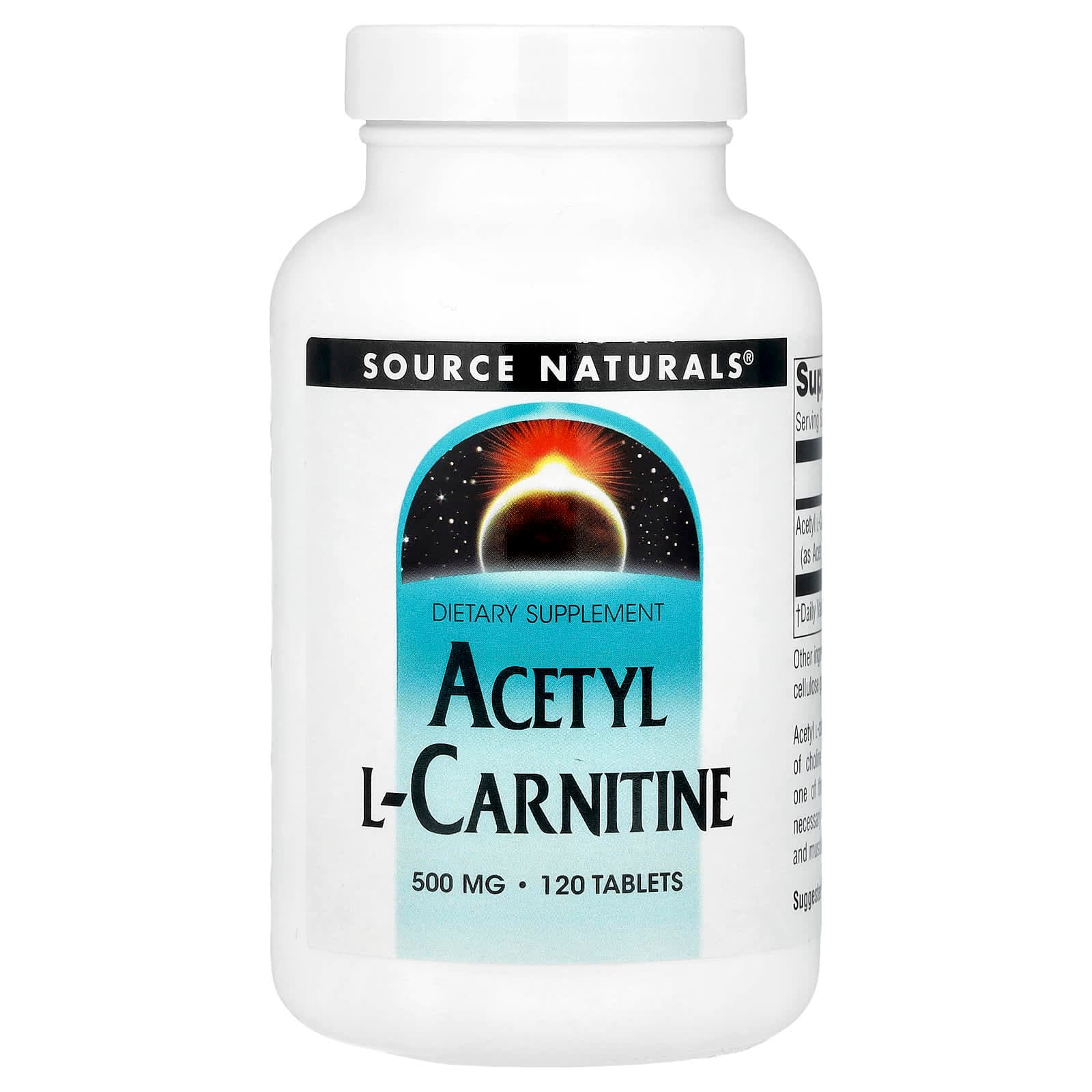 Source Naturals Acetyl L-Carnitine – 120 comprimés de Source Naturals