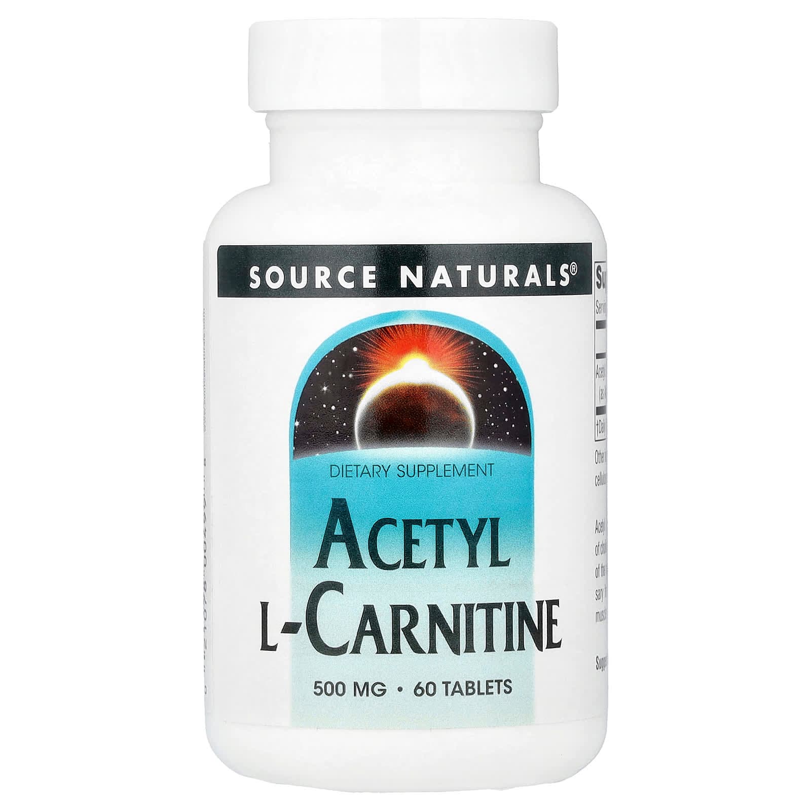 Source Naturals Acetyl L-Carnitine – 60 comprimés de Source Naturals