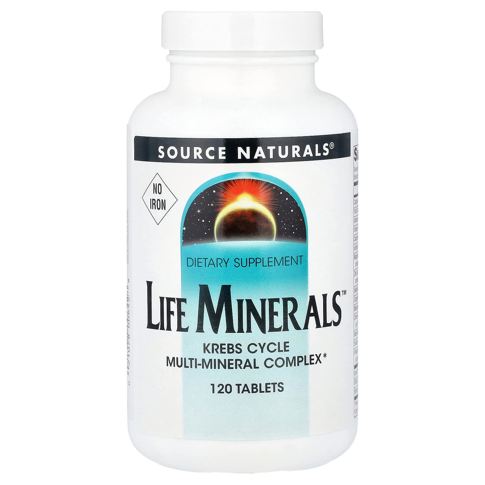 Source Naturals Life Minerals, No Iron – 120 comprimés de Source Naturals