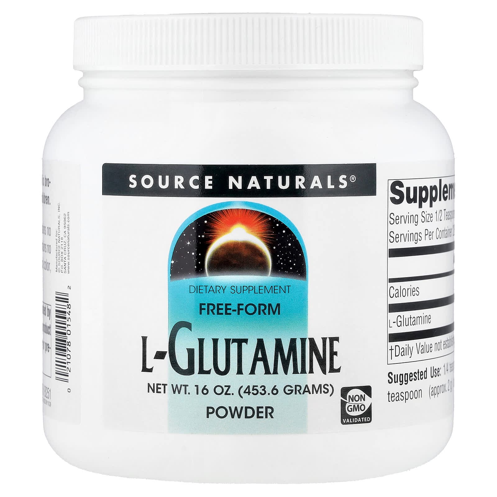 Source Naturals Free-Form L-Glutamine Powder – 453,6 g de Source Naturals