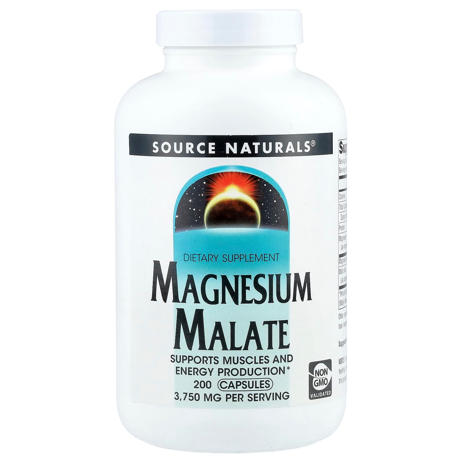 Source Naturals Magnesium Malate – 200 gélules de Source Naturals