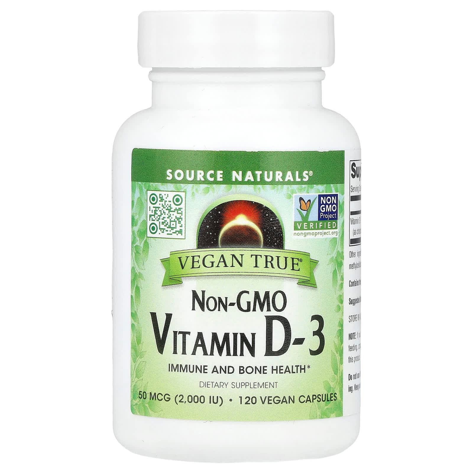 Source Naturals Vegan True – 120 gélules véganes de Source Naturals