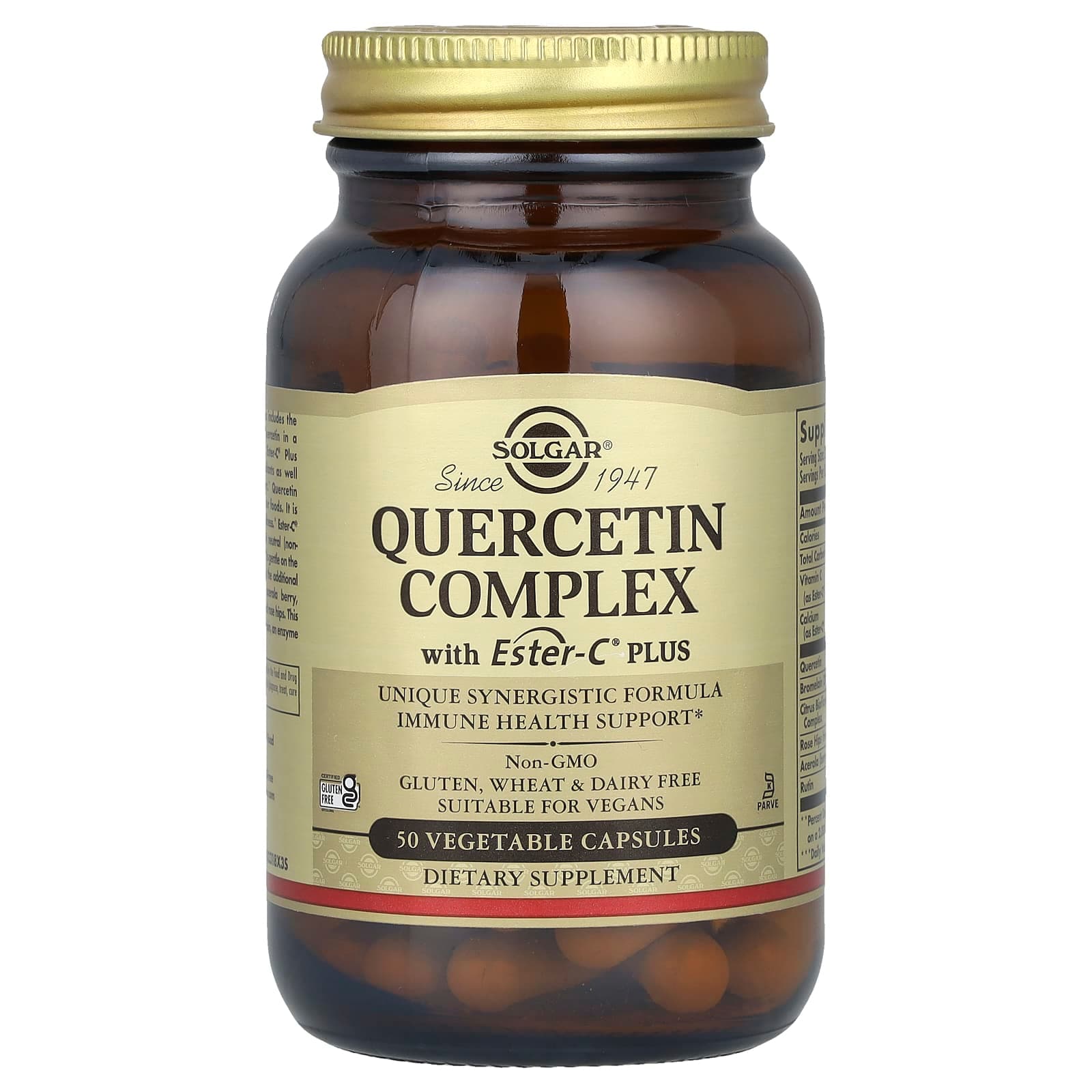 Solgar Quercetin Complex with Ester-C Plus, 50 Vegetable Capsules de Solgar