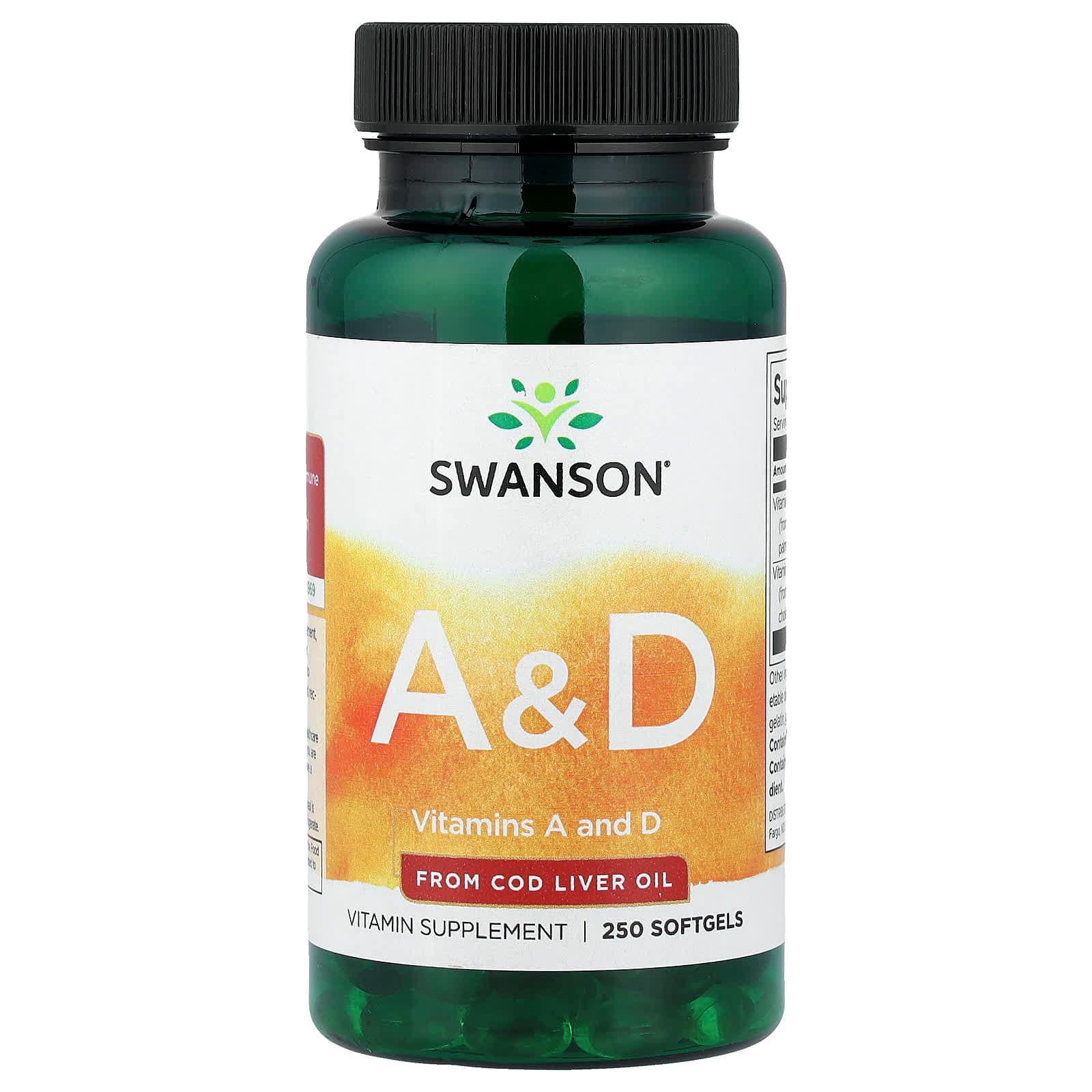 Swanson Vitamins Vitamins A & D – 250 capsules molles de Swanson Vitamins