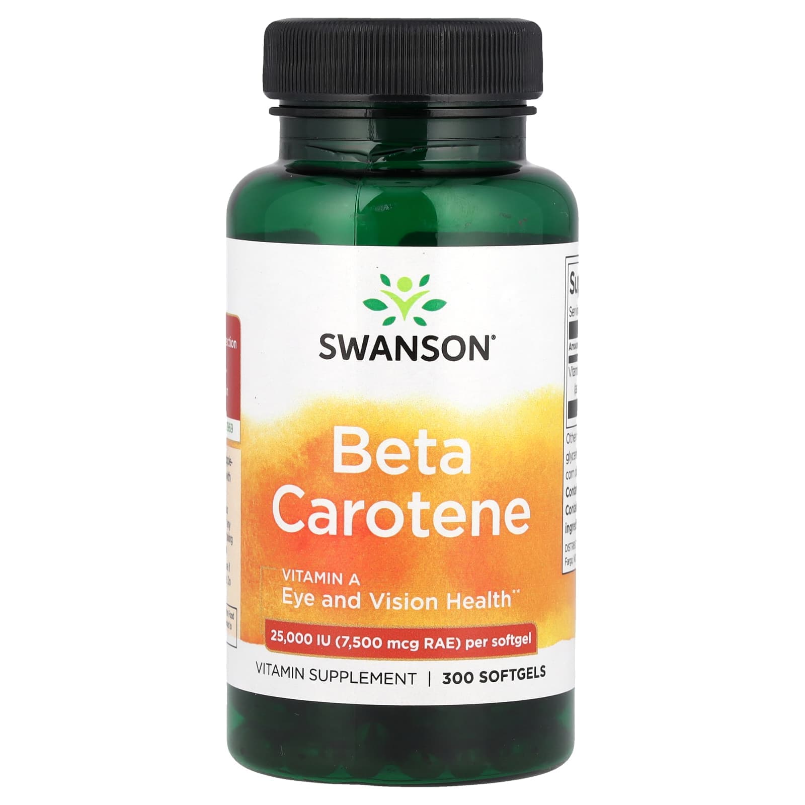 Swanson Vitamins Beta Carotene – 300 capsules molles de Swanson Vitamins