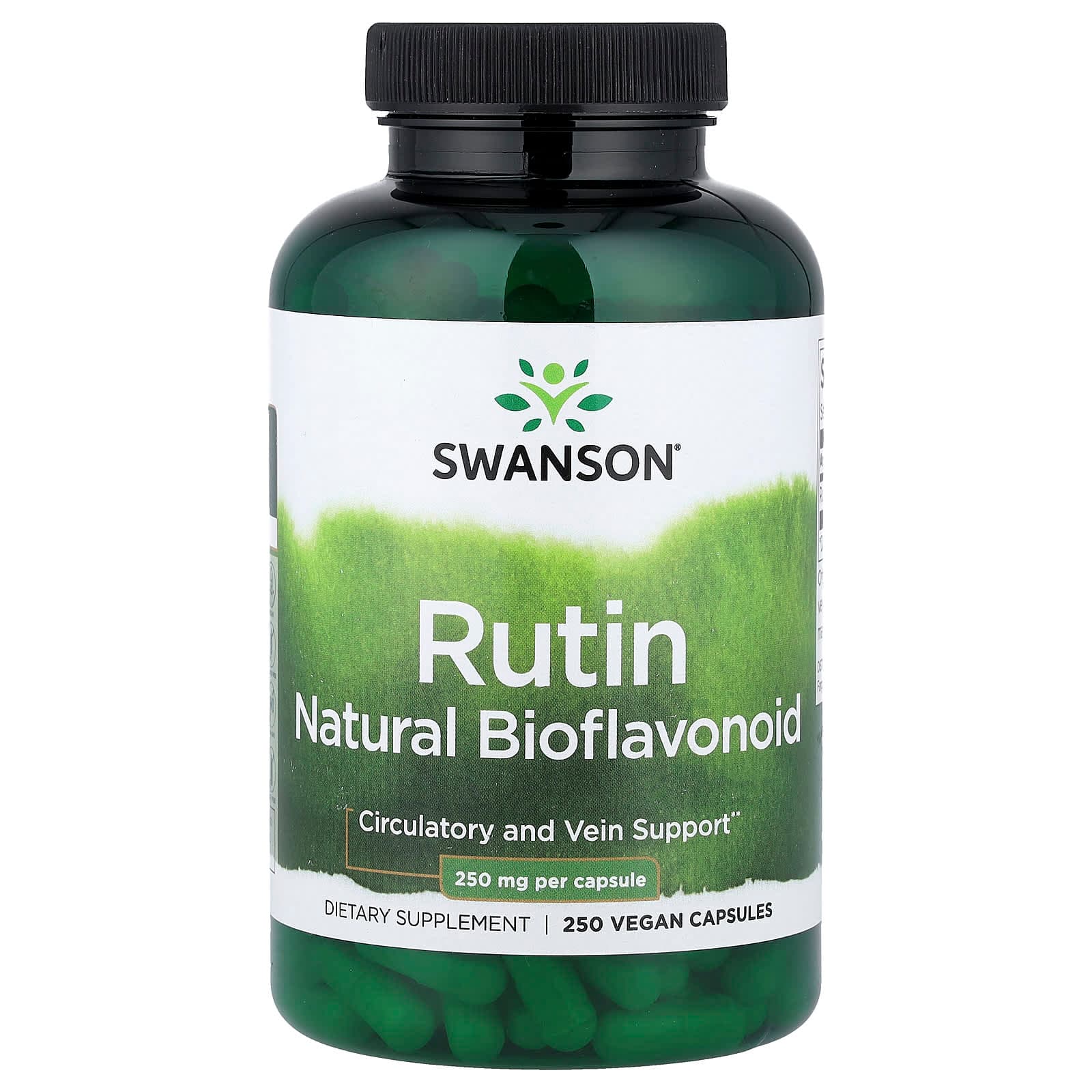 Swanson Vitamins Rutin, Natural Bioflavonoid – 250 gélules véganes de Swanson Vitamins