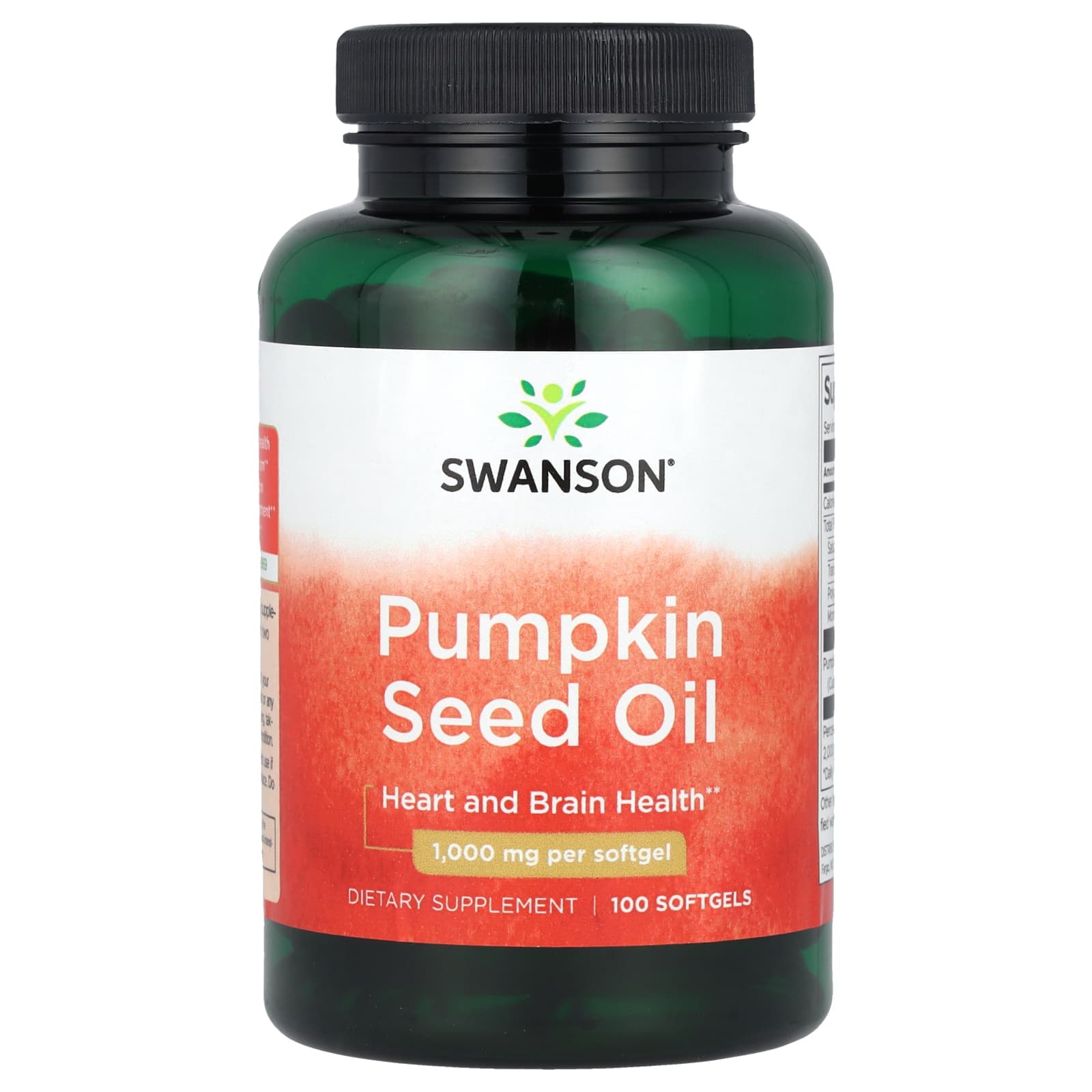 Swanson Vitamins Pumpkin Seed Oil – 100 capsules molles de Swanson Vitamins