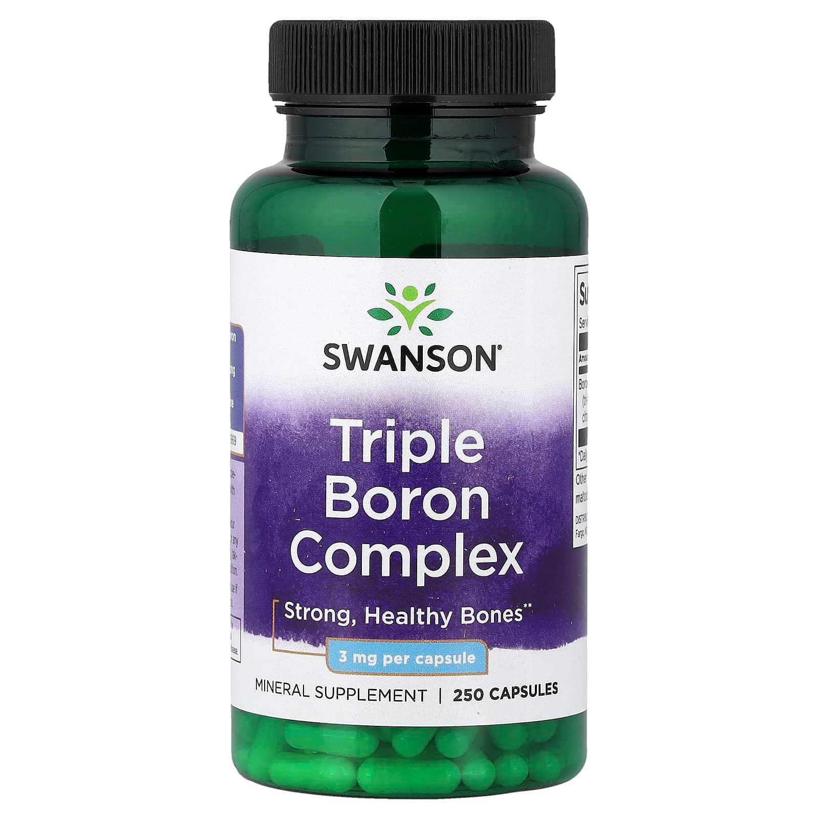 Swanson Vitamins Triple Boron Complex – 250 gélules de Swanson Vitamins