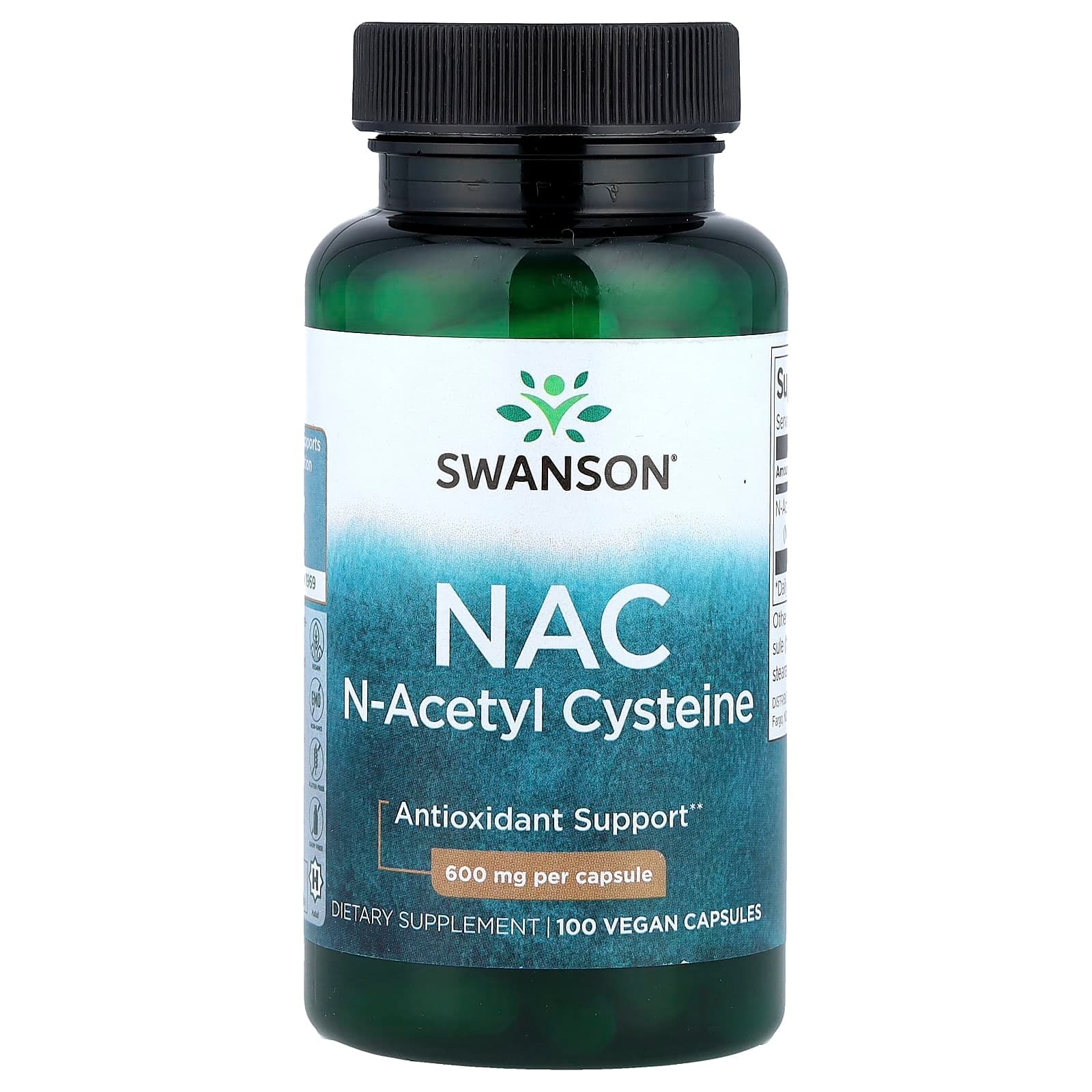 Swanson Vitamins NAC – 100 gélules véganes de Swanson Vitamins