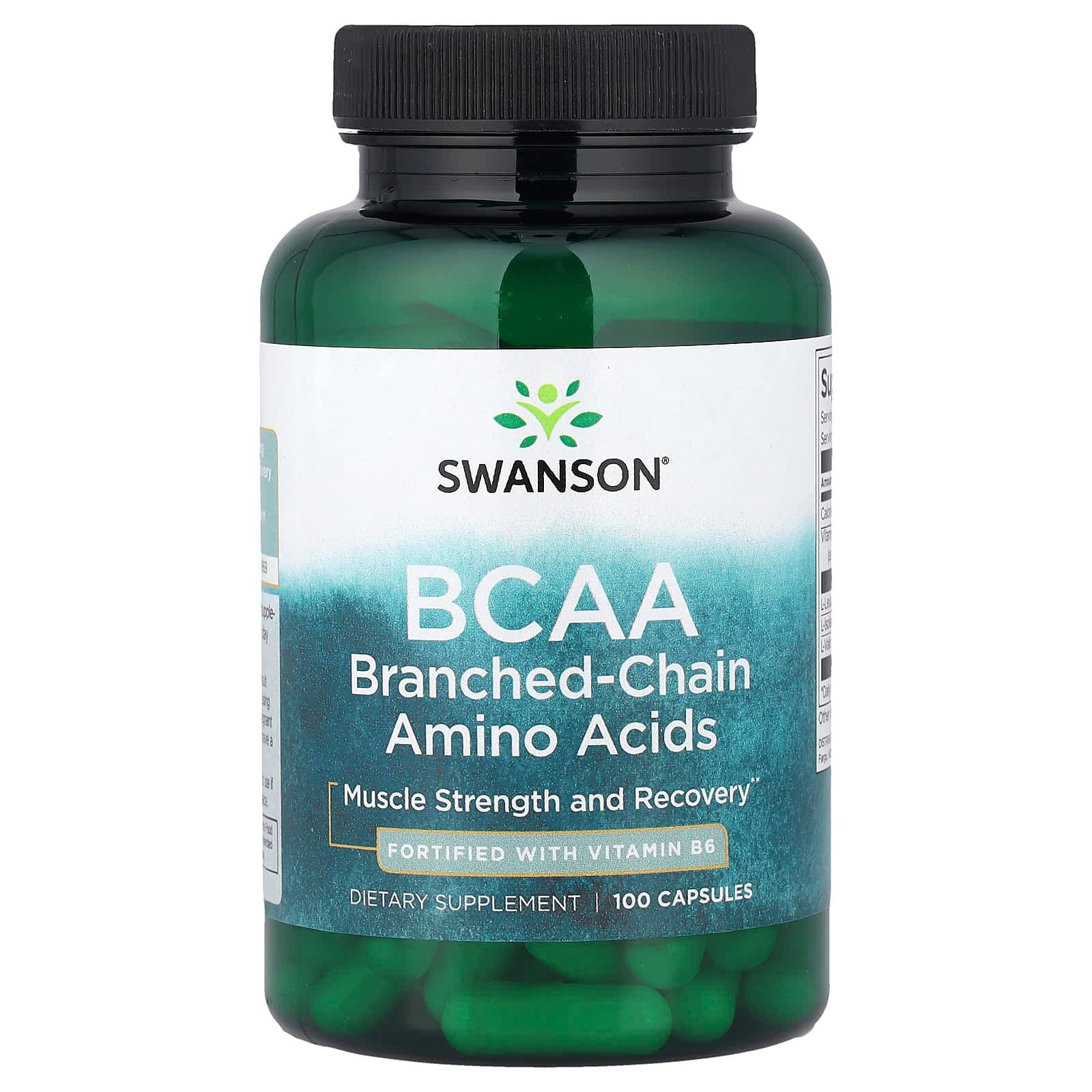 Swanson Vitamins BCAA – 100 gélules de Swanson Vitamins