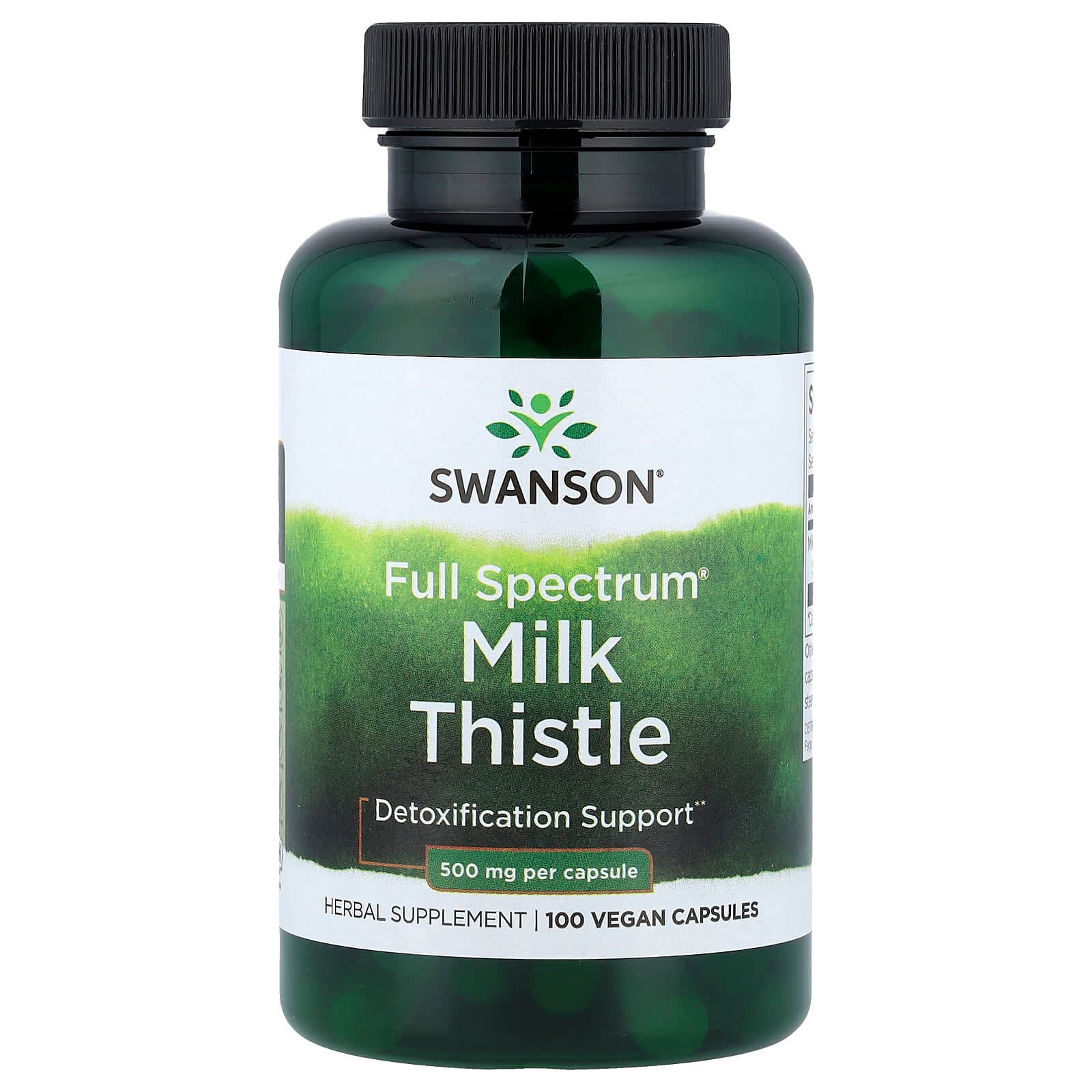 Swanson Vitamins Full Spectrum Milk Thistle – 100 gélules véganes de Swanson Vitamins