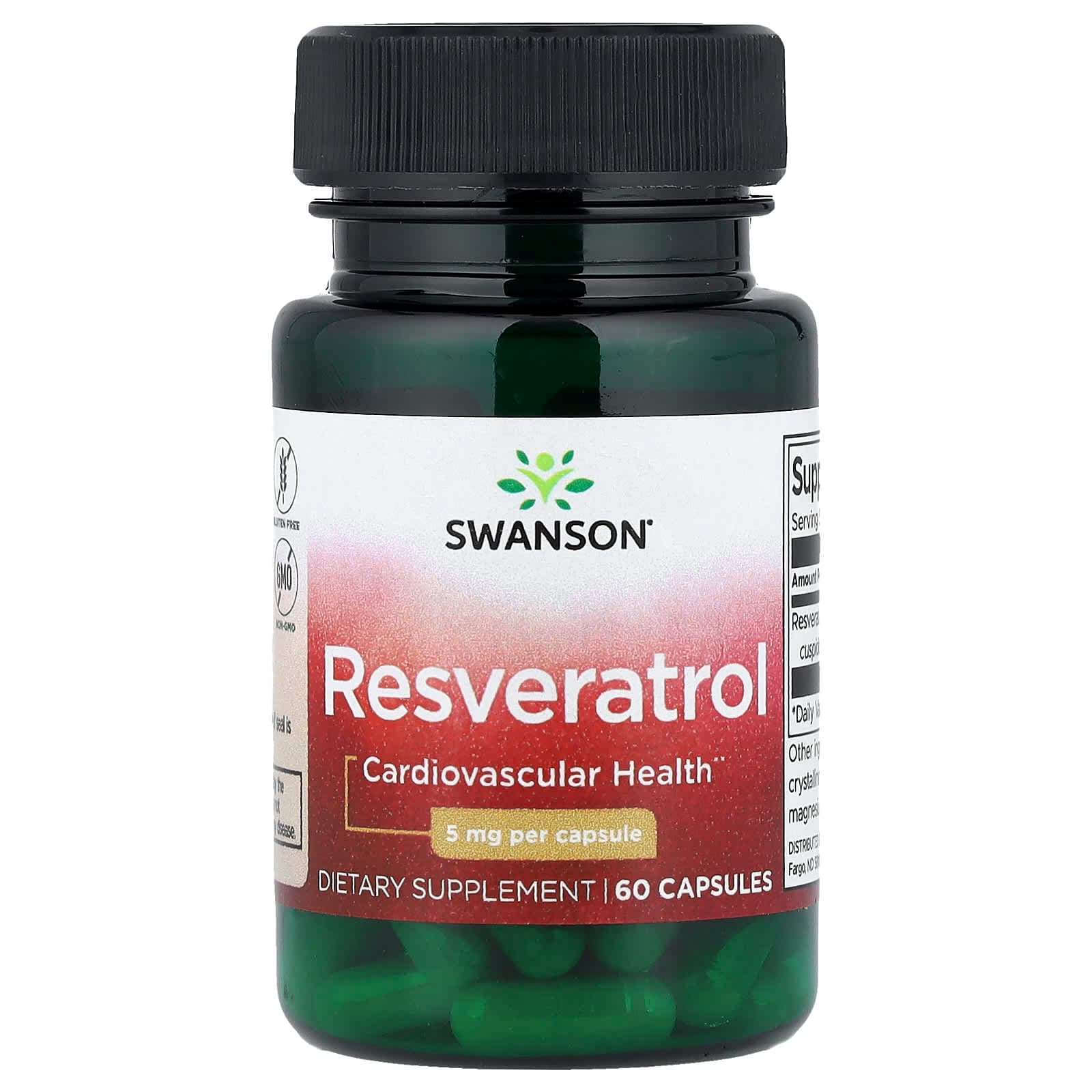 Swanson Vitamins Resveratrol – 60 gélules de Swanson Vitamins