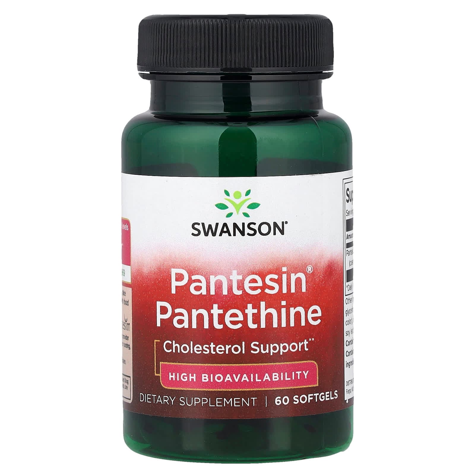 Swanson Vitamins Pantesin Pantethine – 60 capsules molles de Swanson Vitamins