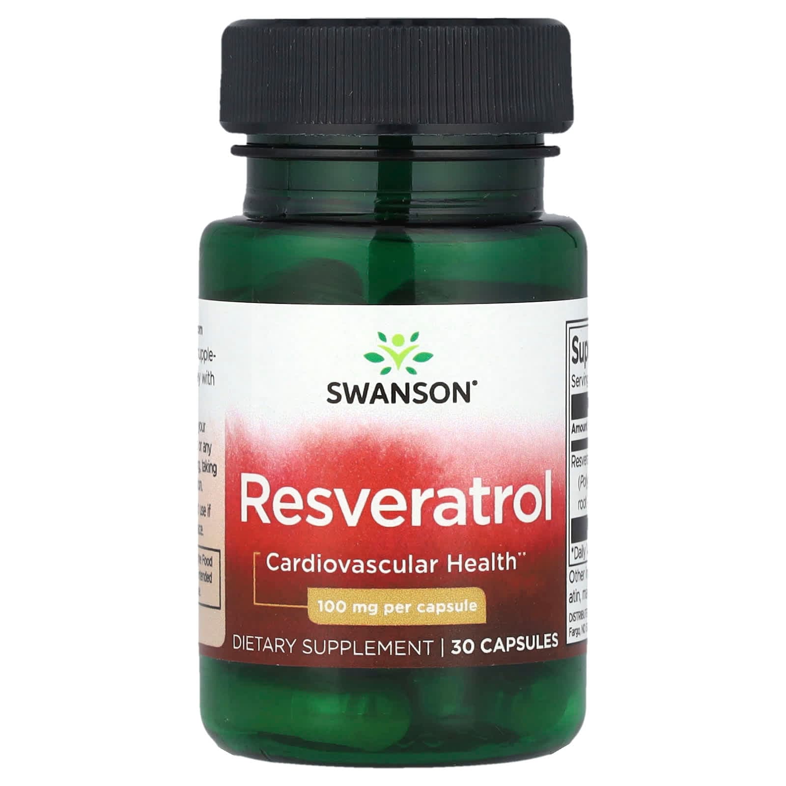 Swanson Vitamins Resveratrol – 30 gélules de Swanson Vitamins