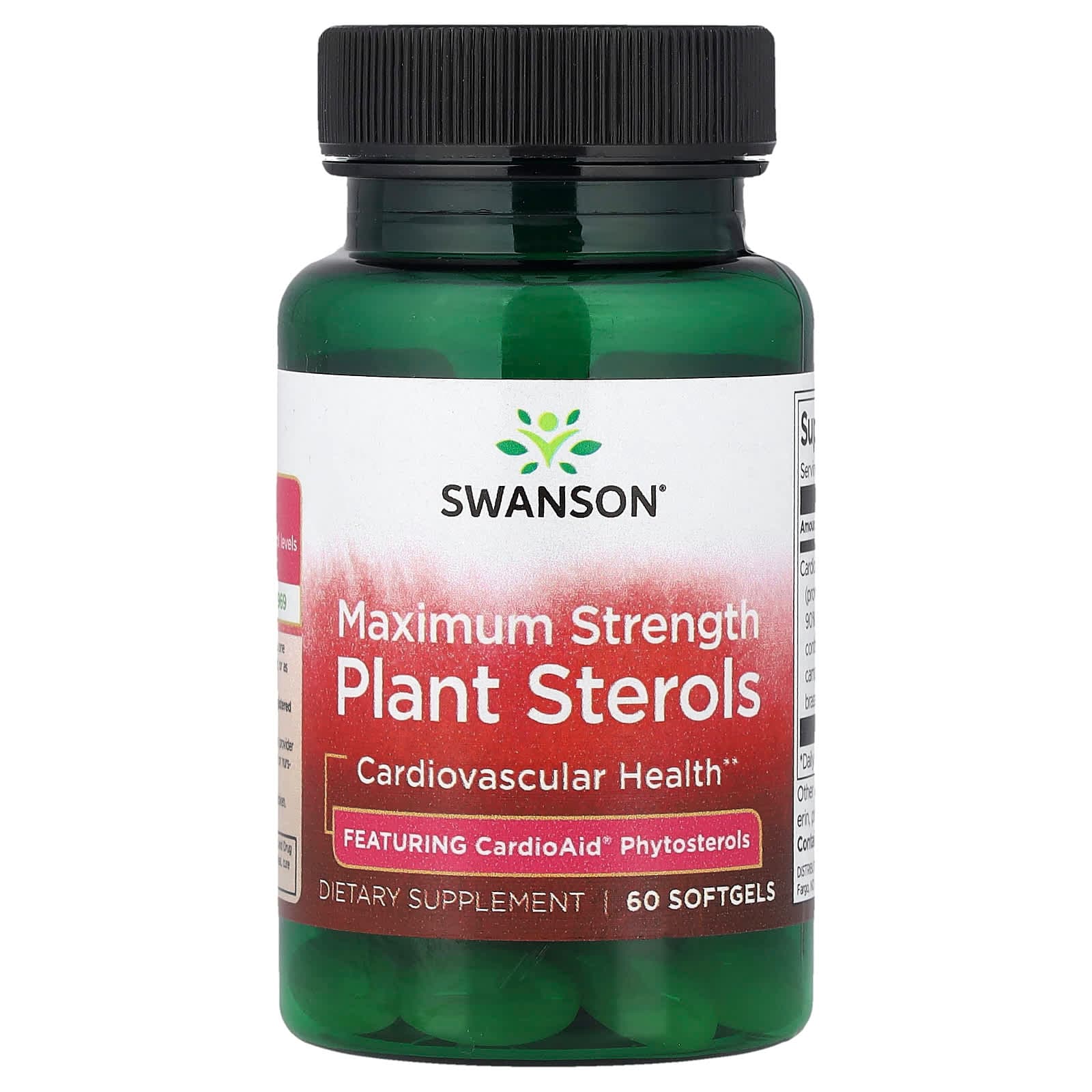 Swanson Vitamins Plant Sterols, Maximum Strength – 60 capsules molles de Swanson Vitamins