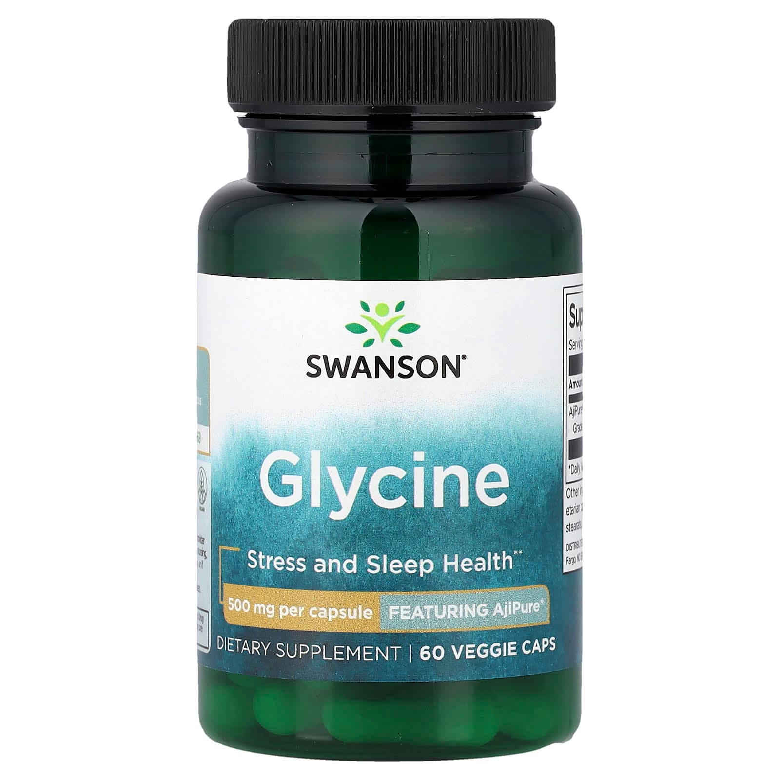 Swanson Vitamins Glycine – 60 gélules végétales de Swanson Vitamins