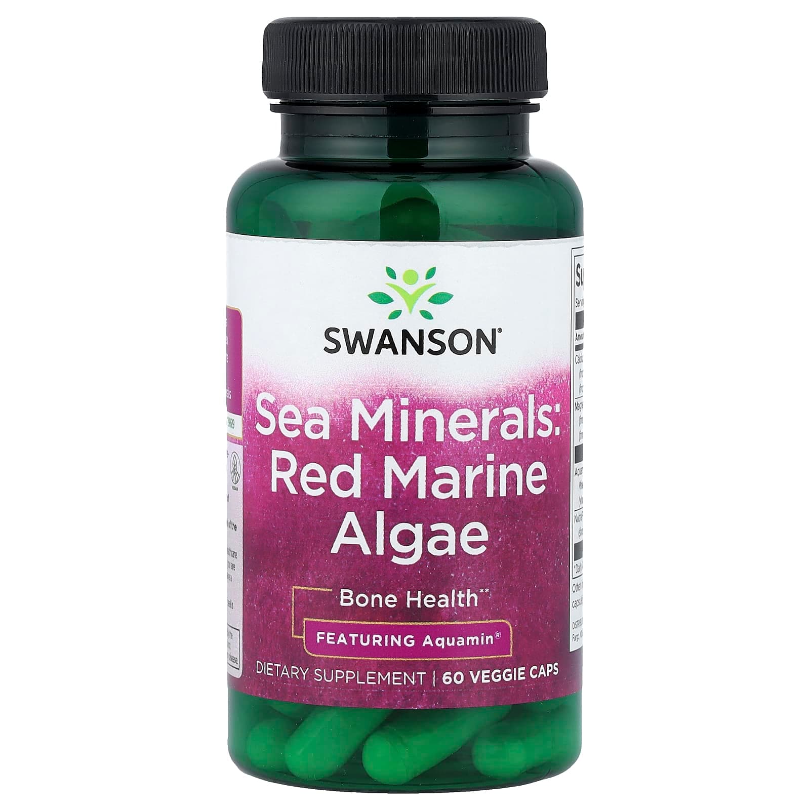 Swanson Vitamins Sea Minerals, Red Marine Algae – 60 gélules végétales de Swanson Vitamins