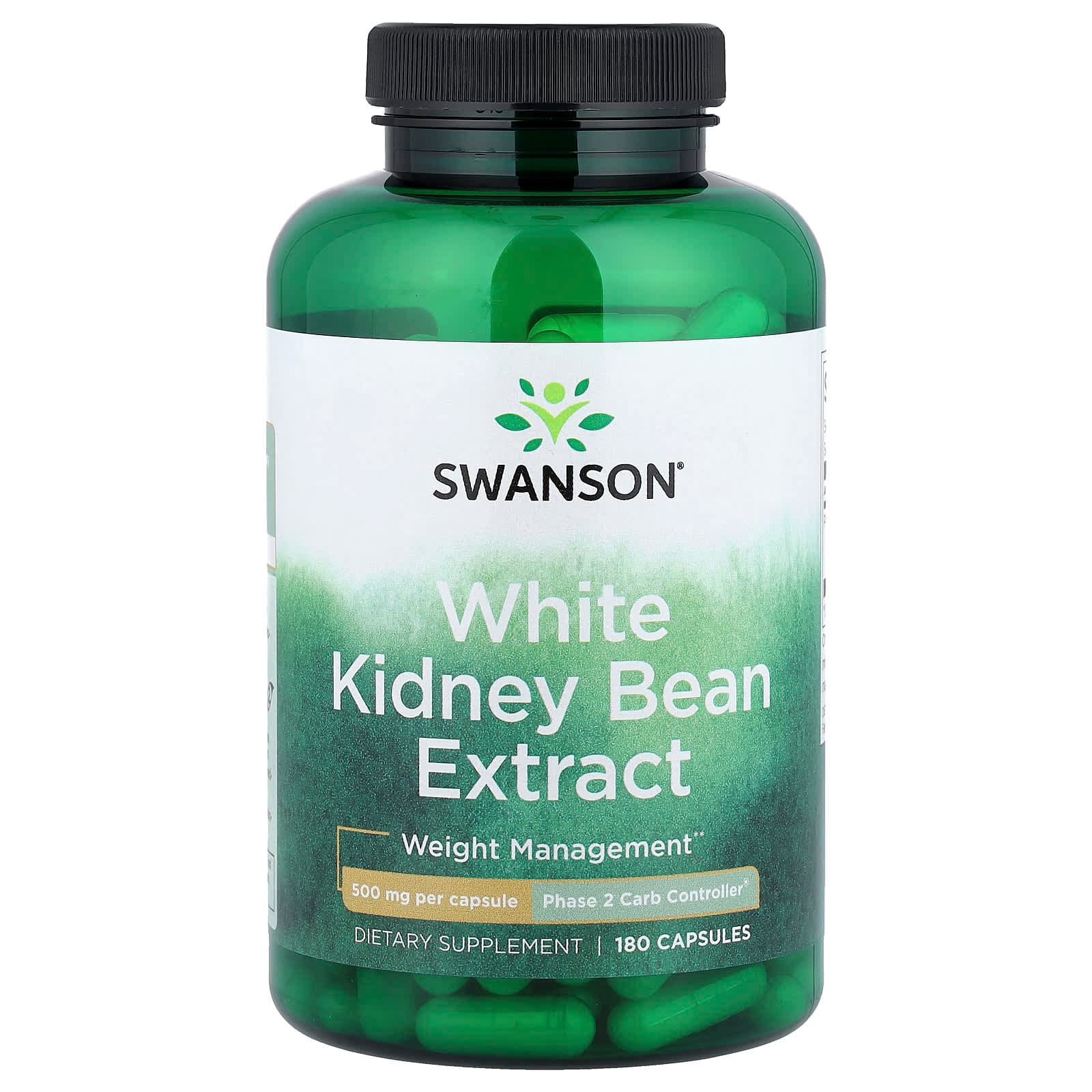 Swanson Vitamins White Kidney Bean Extract – 180 gélules de Swanson Vitamins