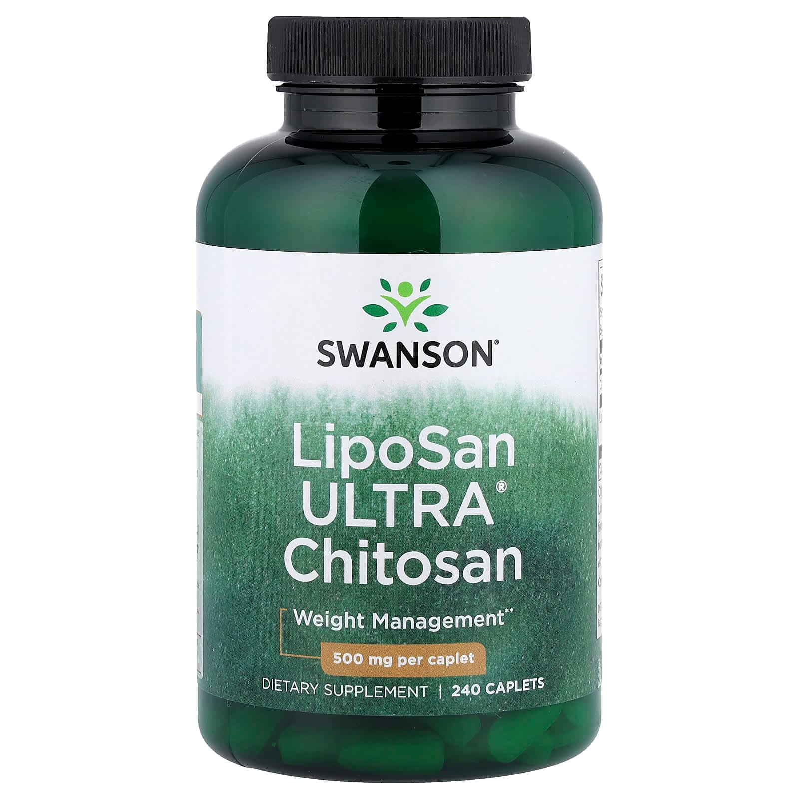 Swanson Vitamins LipoSan Ultra Chitosan, 240 Caplets (500 mg Per caplet) de Swanson Vitamins
