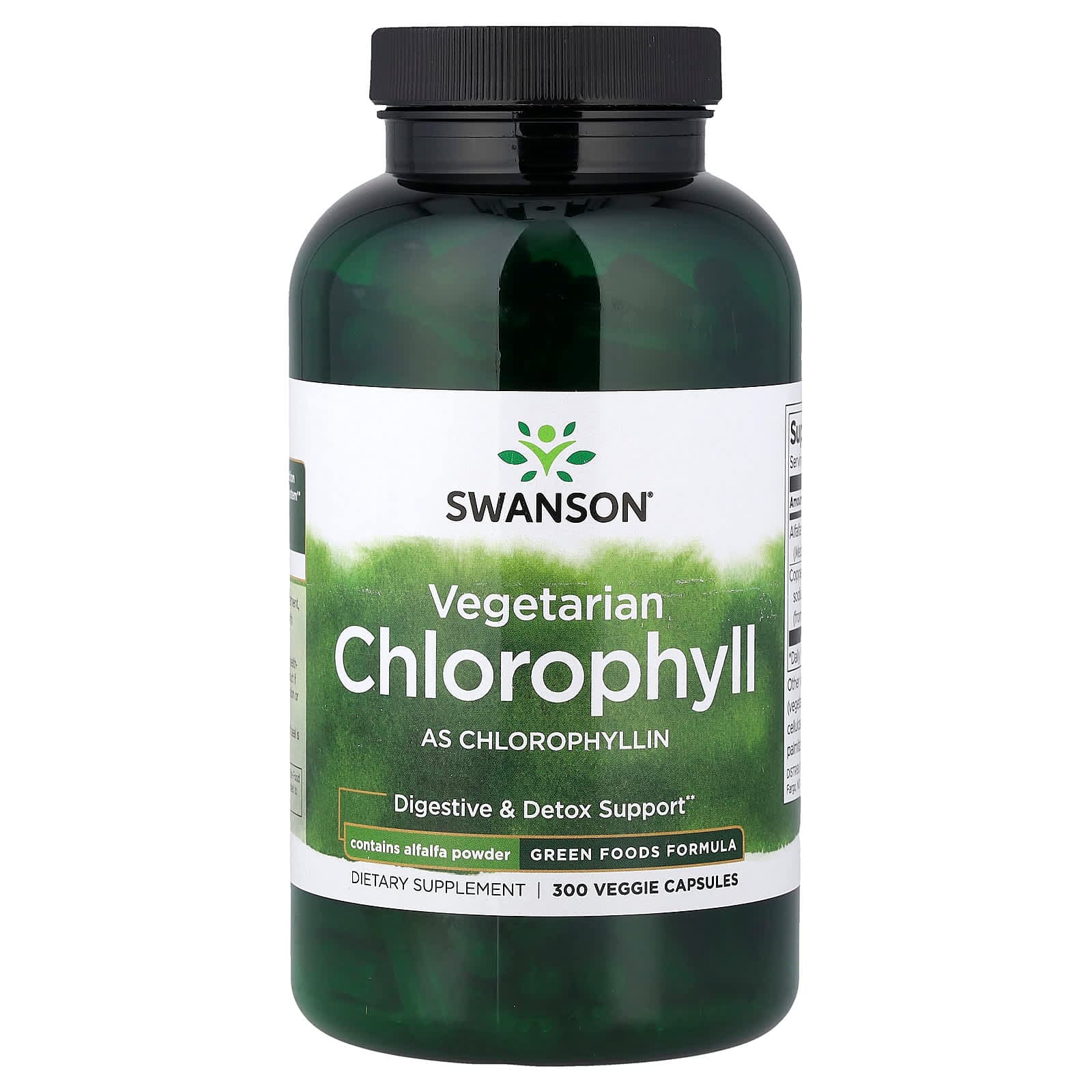 Swanson Vitamins Vegetarian Chlorophyll – 300 gélules végétales de Swanson Vitamins