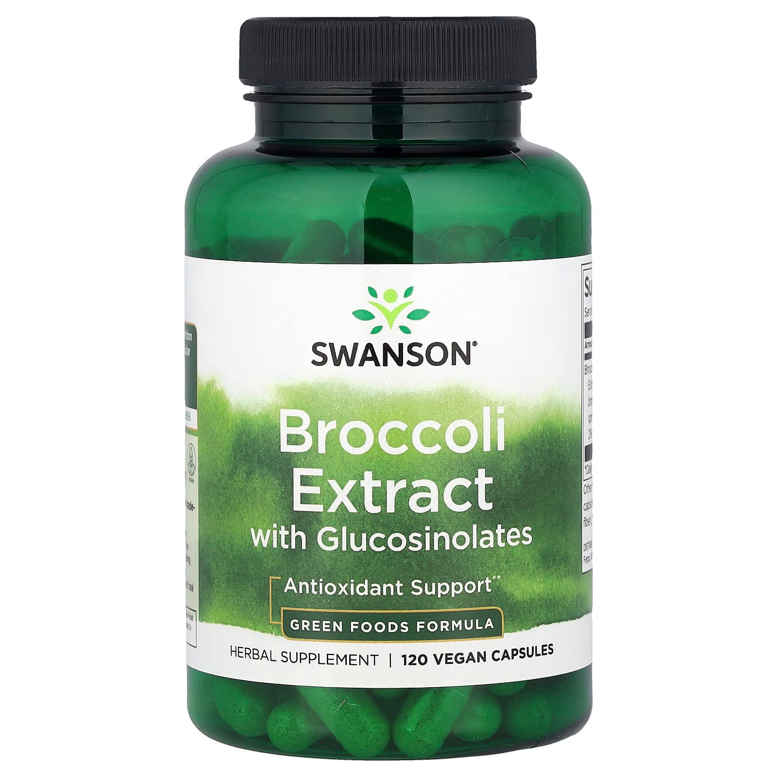 Swanson Vitamins Broccoli Extract with Glucosinolates – 120 gélules véganes de Swanson Vitamins