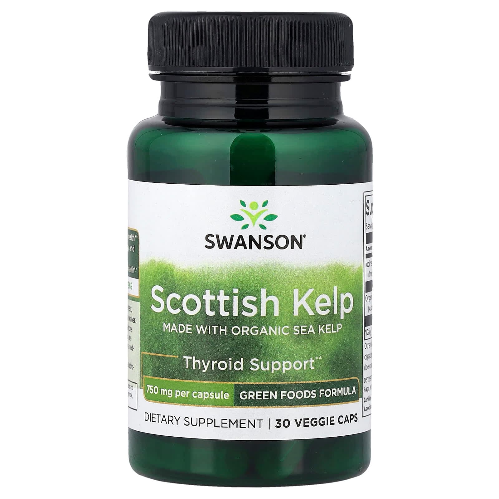 Swanson Vitamins Scottish Kelp – 30 gélules végétales de Swanson Vitamins
