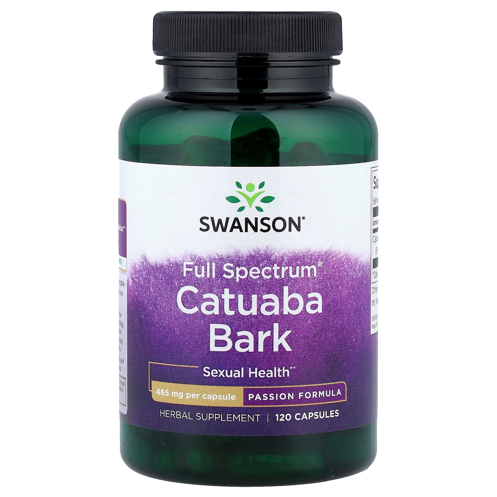 Swanson Vitamins Full Spectrum Catuaba Bark – 120 gélules de Swanson Vitamins