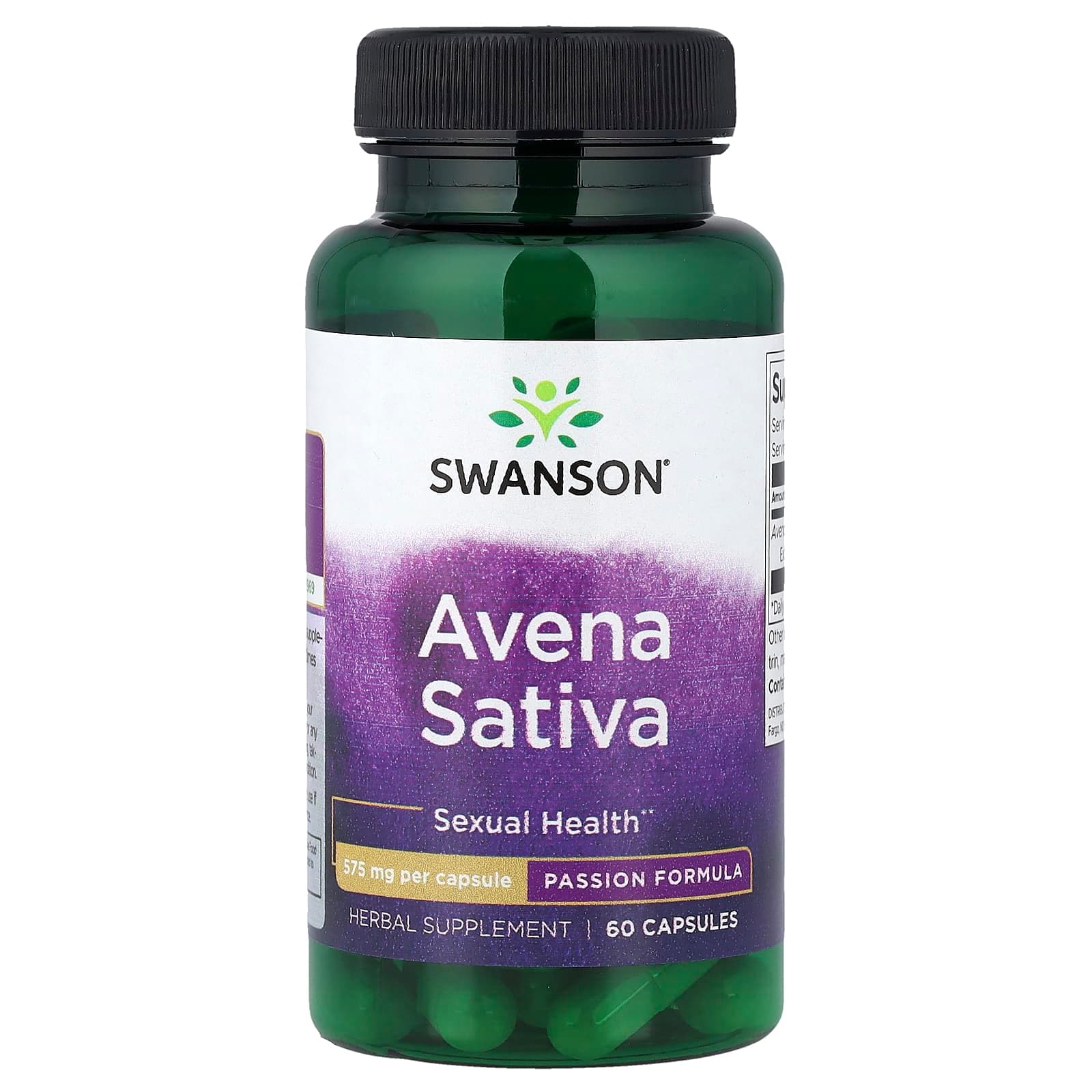 Swanson Vitamins Avena Sativa – 60 gélules de Swanson Vitamins