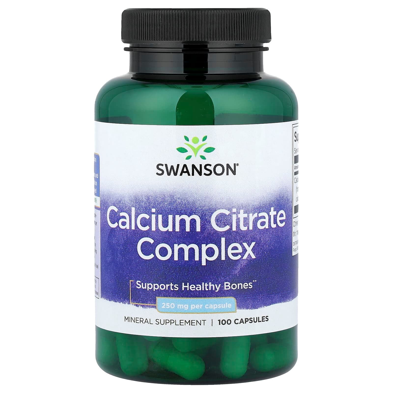 Swanson Vitamins Calcium Citrate Complex – 100 gélules de Swanson Vitamins