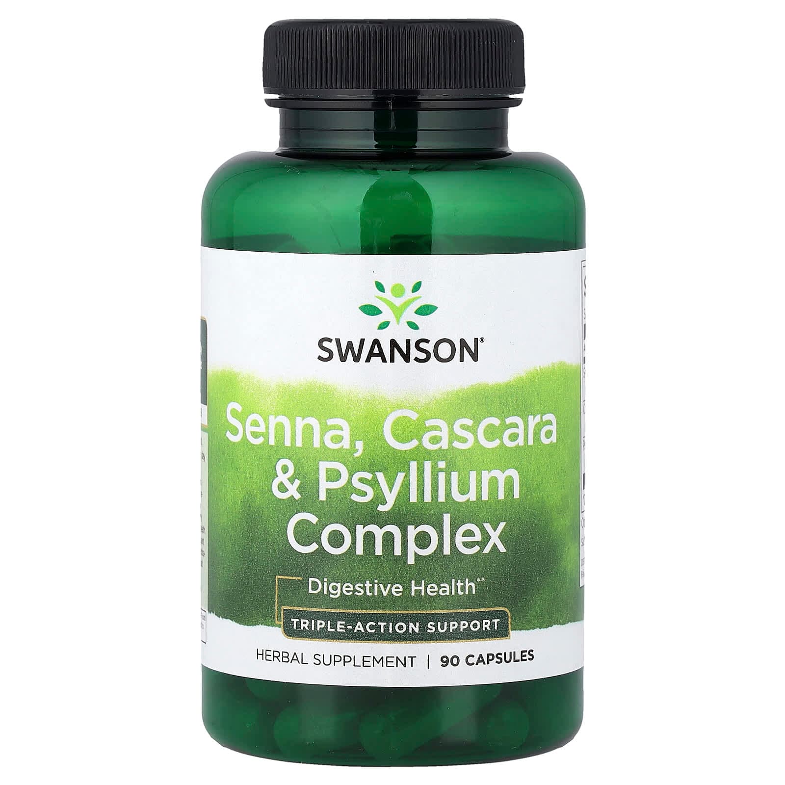 Swanson Vitamins Senna, Cascara & Psyllium Complex – 90 gélules de Swanson Vitamins