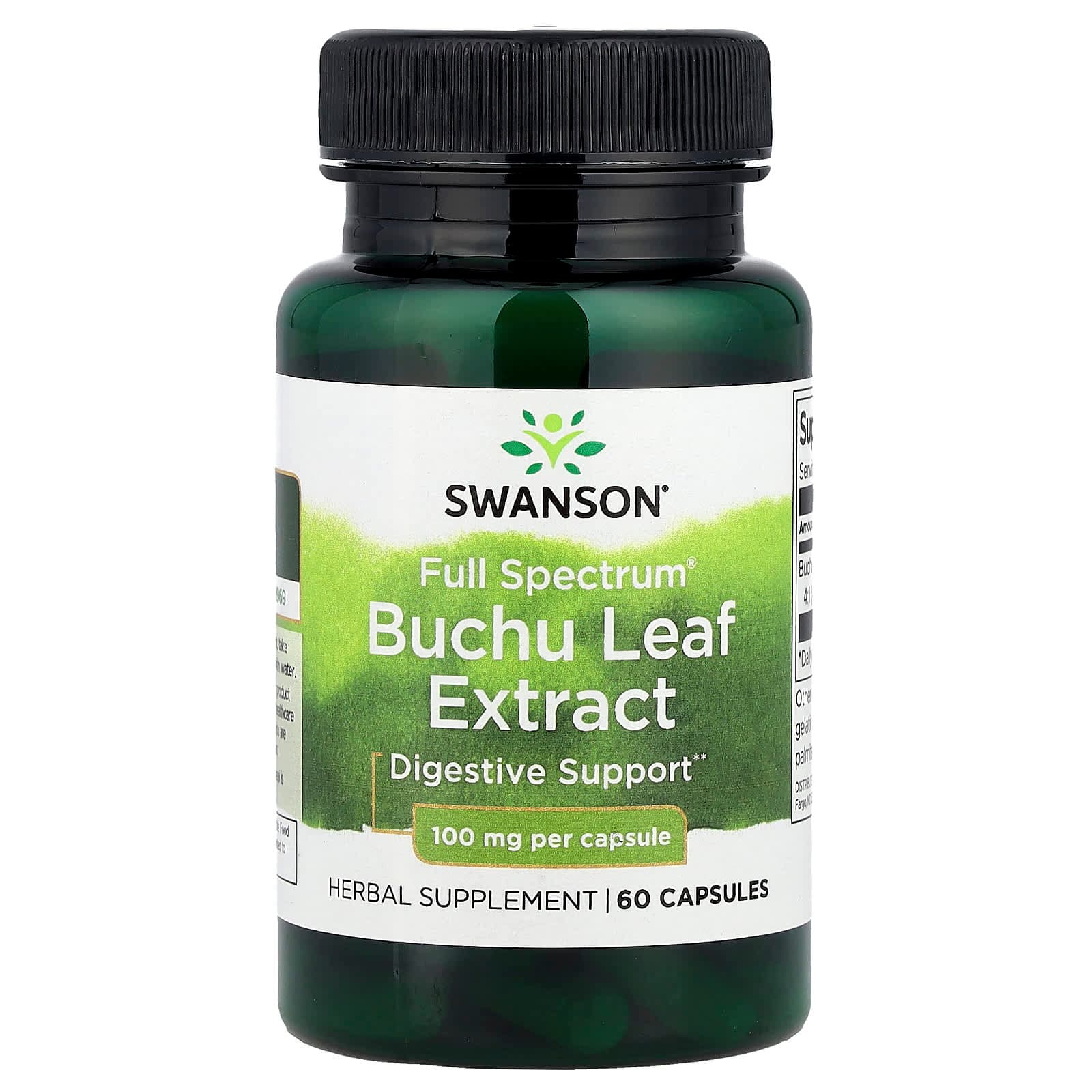 Swanson Vitamins Full Spectrum Buchu Leaf Extract – 60 gélules de Swanson Vitamins
