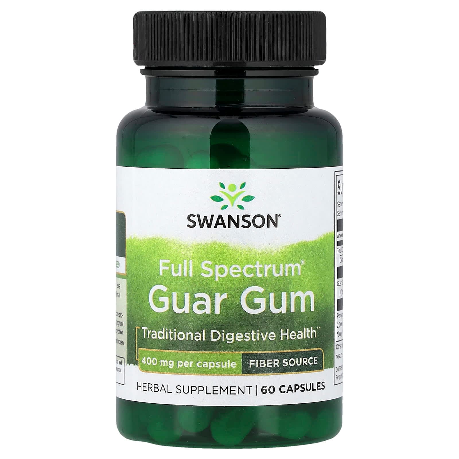 Swanson Vitamins Full Spectrum Guar Gum – 60 gélules de Swanson Vitamins