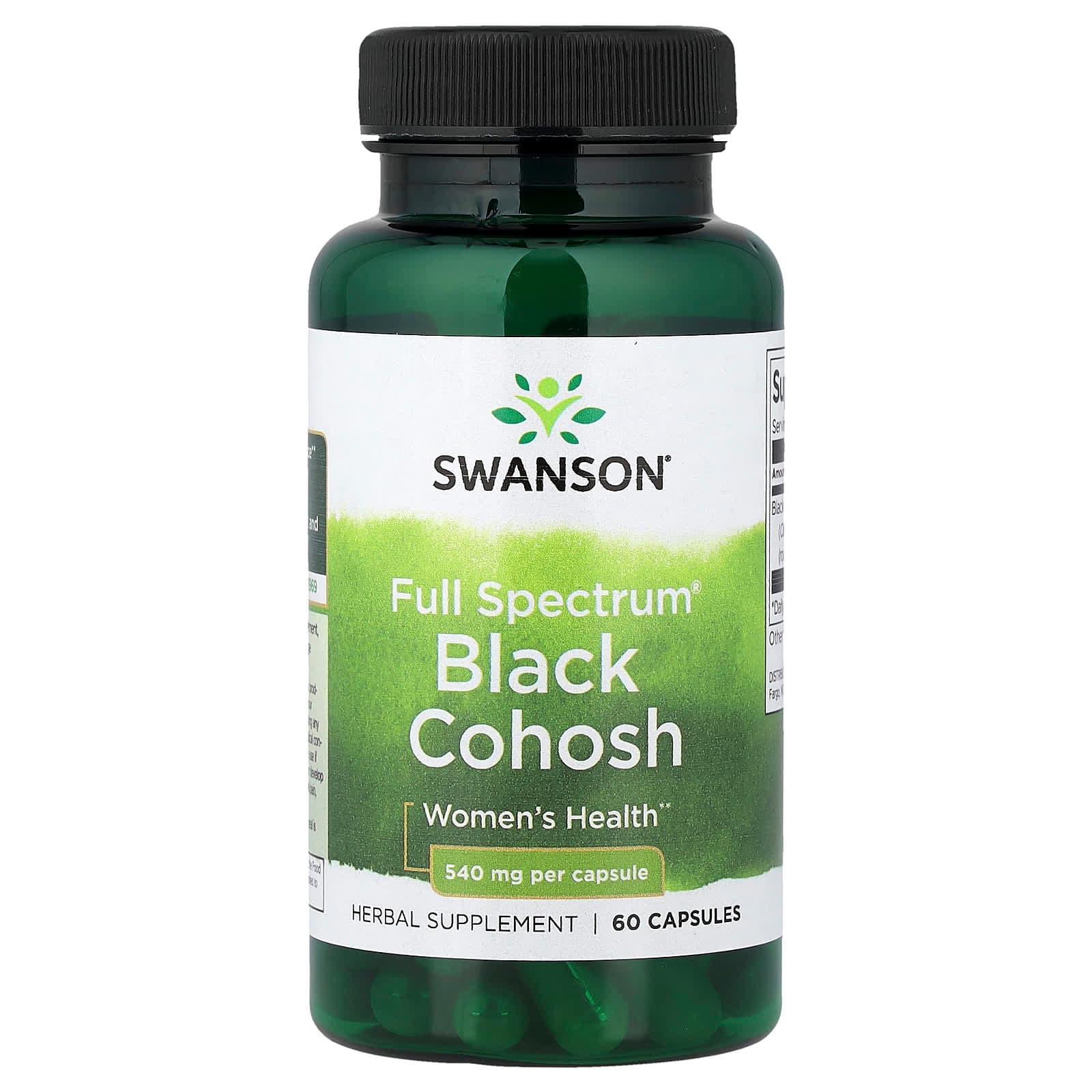 Swanson Vitamins Full Spectrum Black Cohosh – 60 gélules de Swanson Vitamins