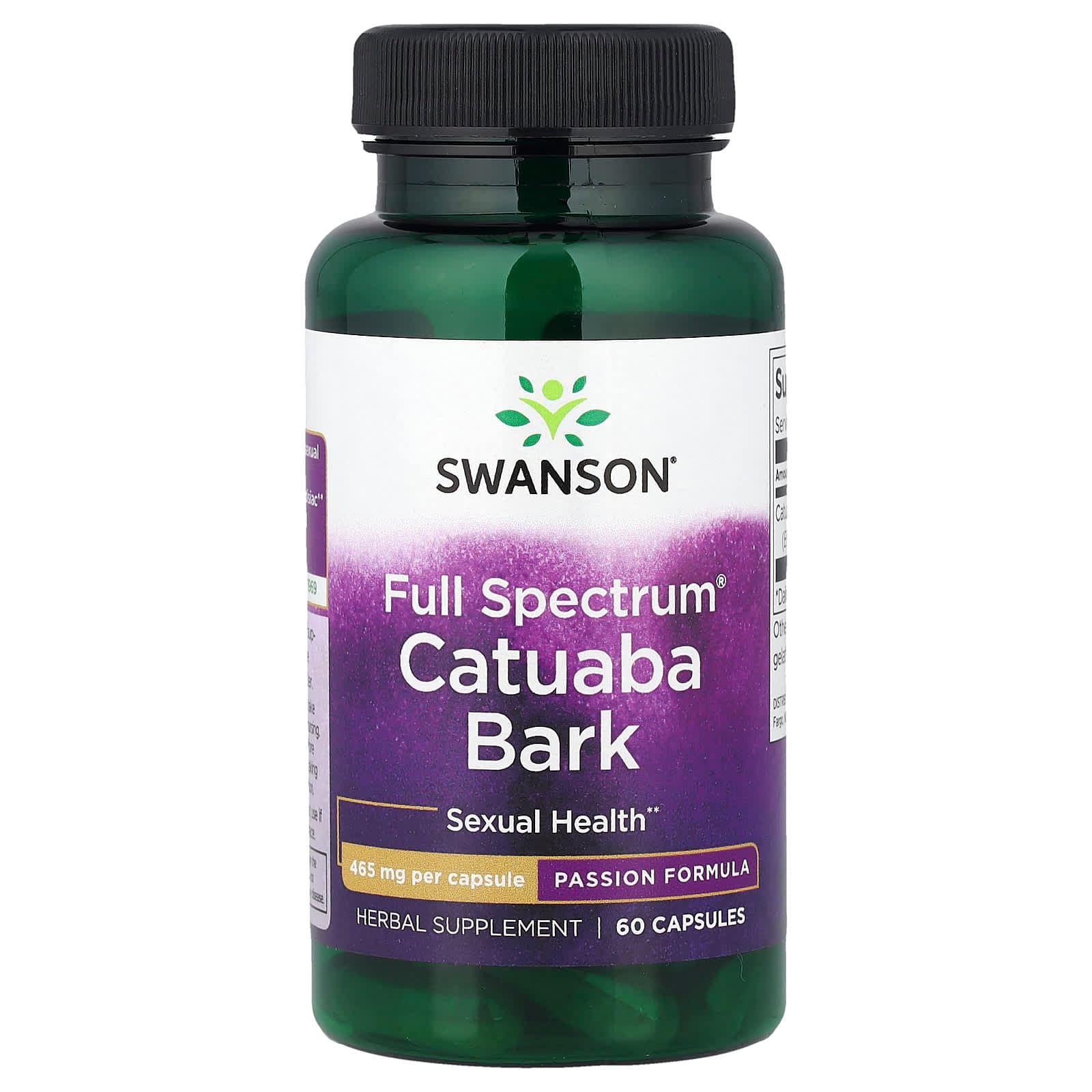 Swanson Vitamins Full Spectrum Catuaba Bark – 60 gélules de Swanson Vitamins