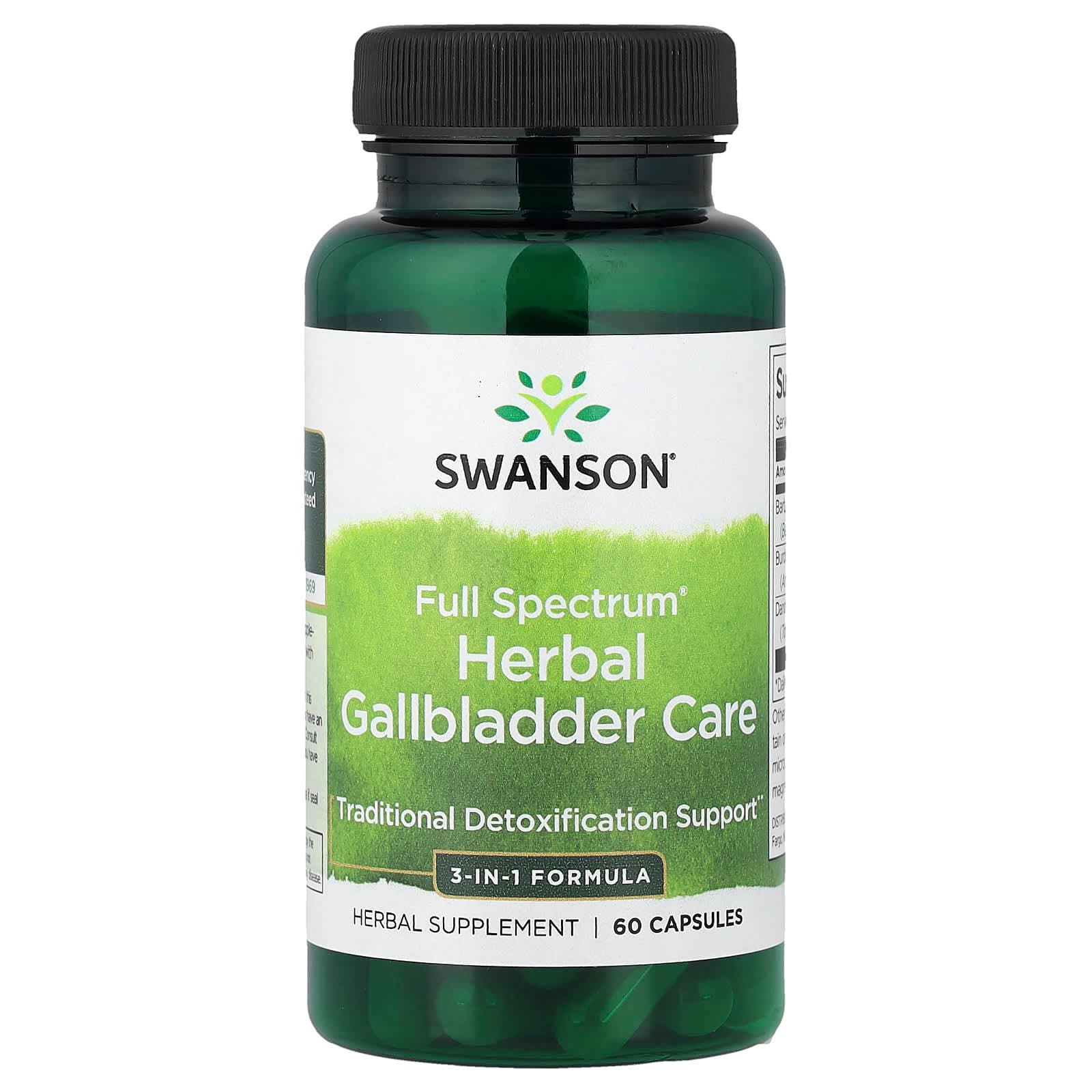 Swanson Vitamins Full Spectrum Herbal Gallbladder Care – 60 gélules de Swanson Vitamins