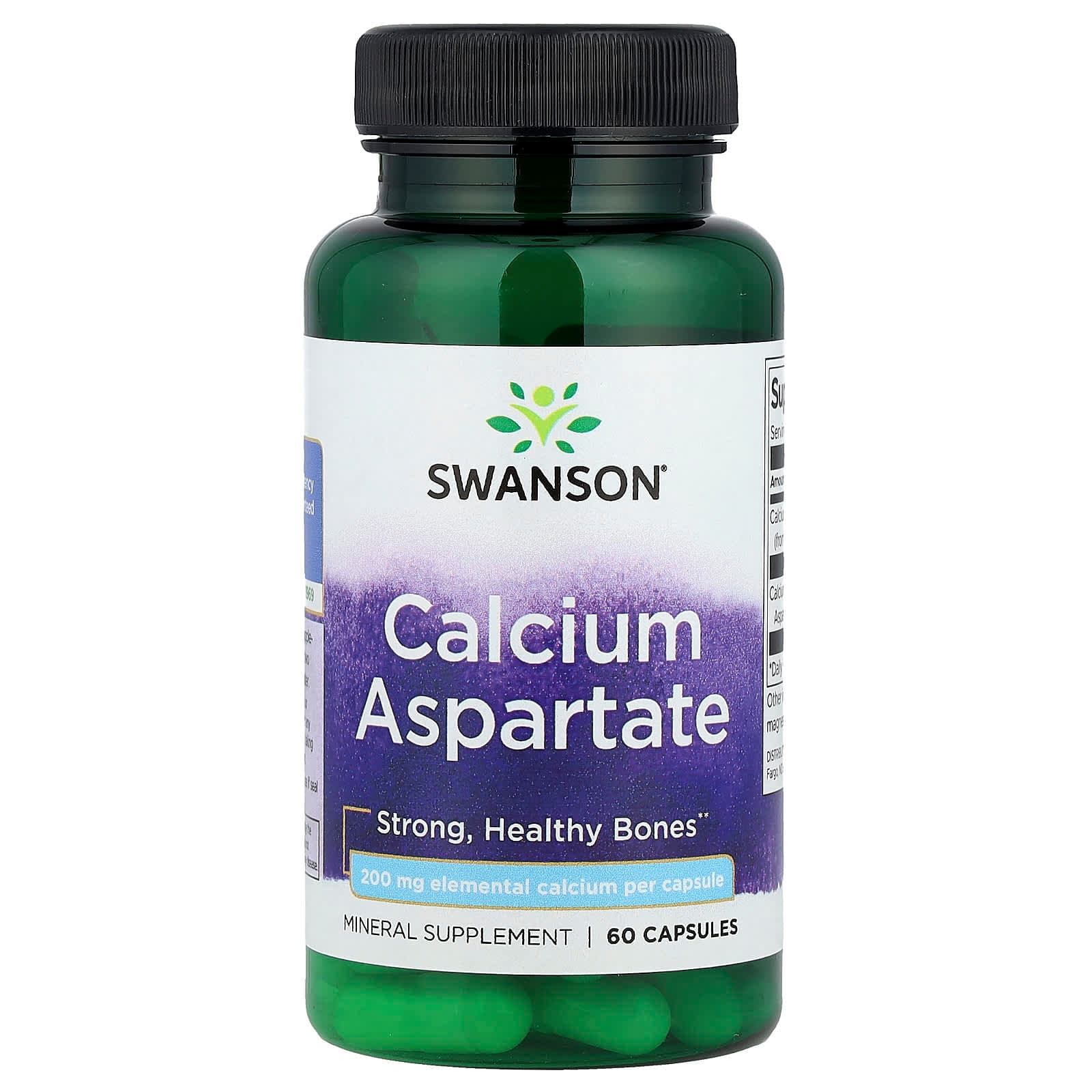 Swanson Vitamins Calcium Aspartate – 60 gélules de Swanson Vitamins