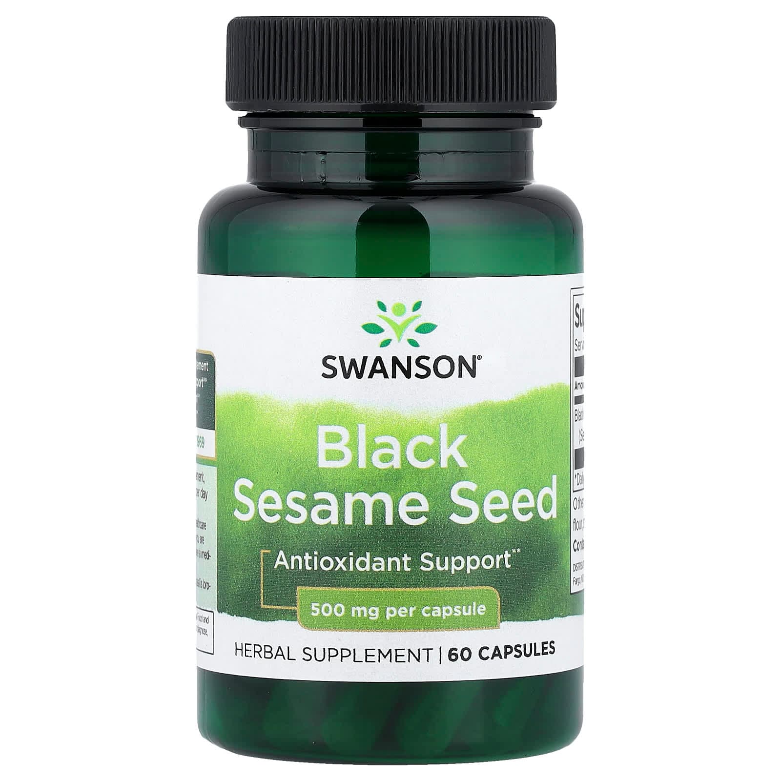 Swanson Vitamins Black Sesame Seed – 60 gélules de Swanson Vitamins