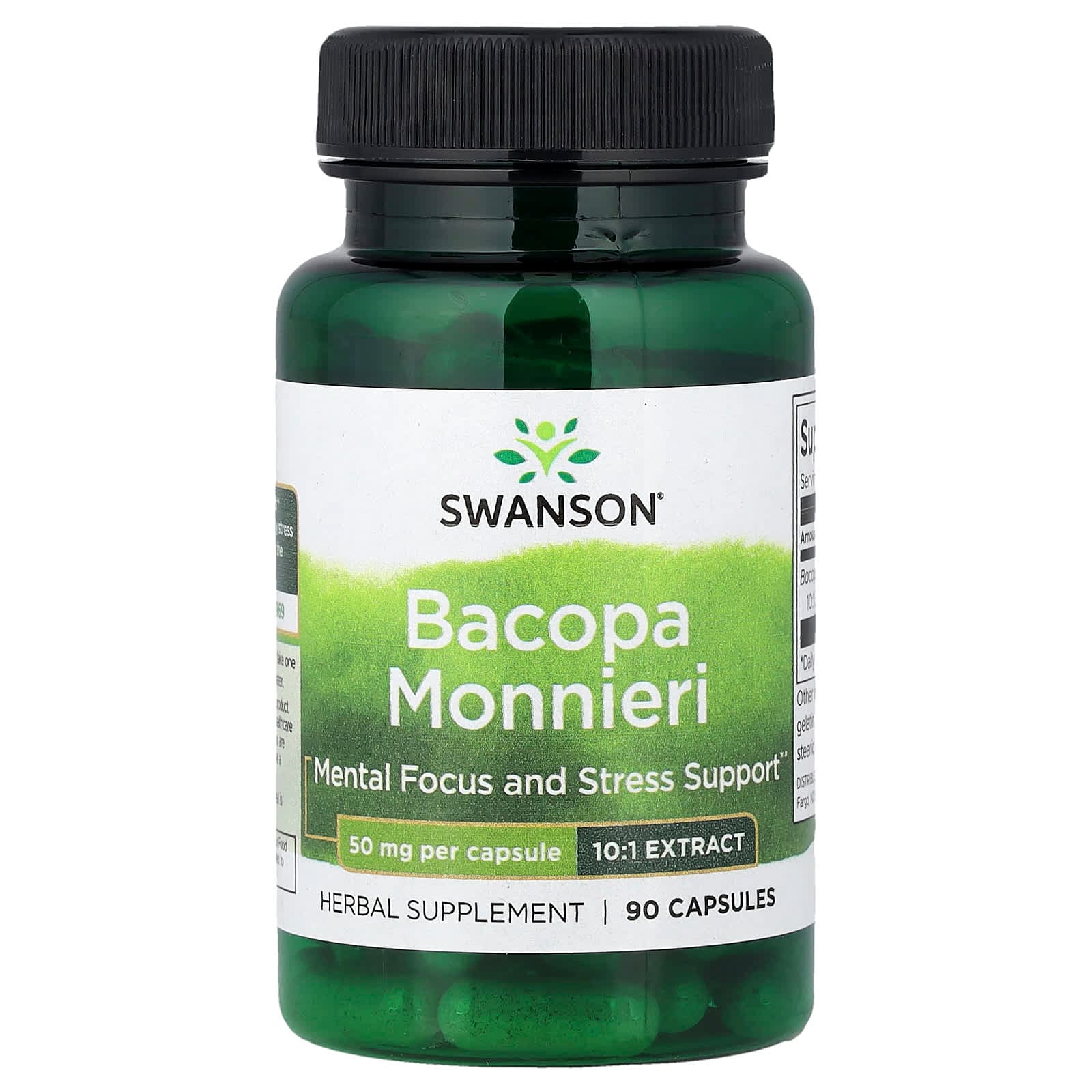 Swanson Vitamins Bacopa Monnieri – 90 gélules de Swanson Vitamins