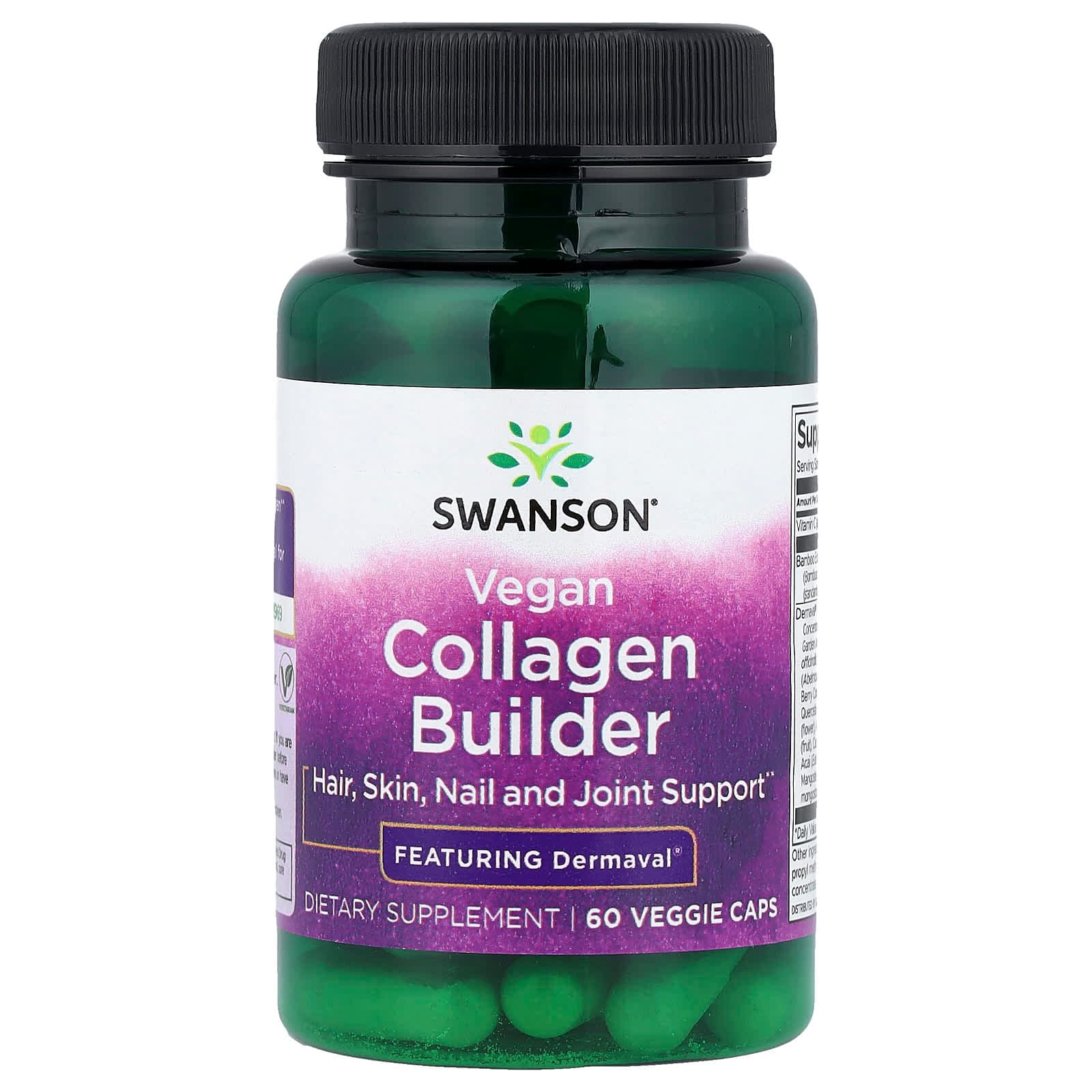 Swanson Vitamins Vegan Collagen Builder – 60 gélules végétales de Swanson Vitamins