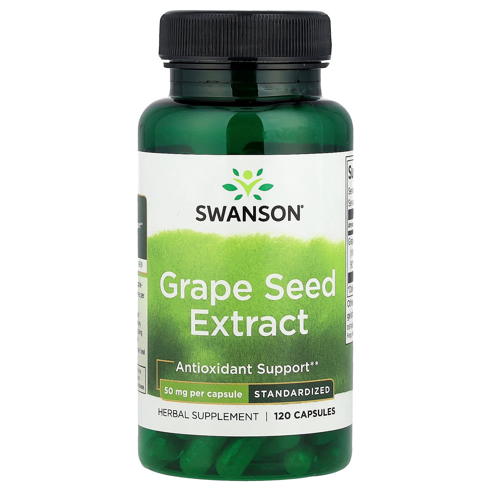 Swanson Vitamins Grape Seed Extract – Grape Seed Extract – 120 gélules de Swanson Vitamins