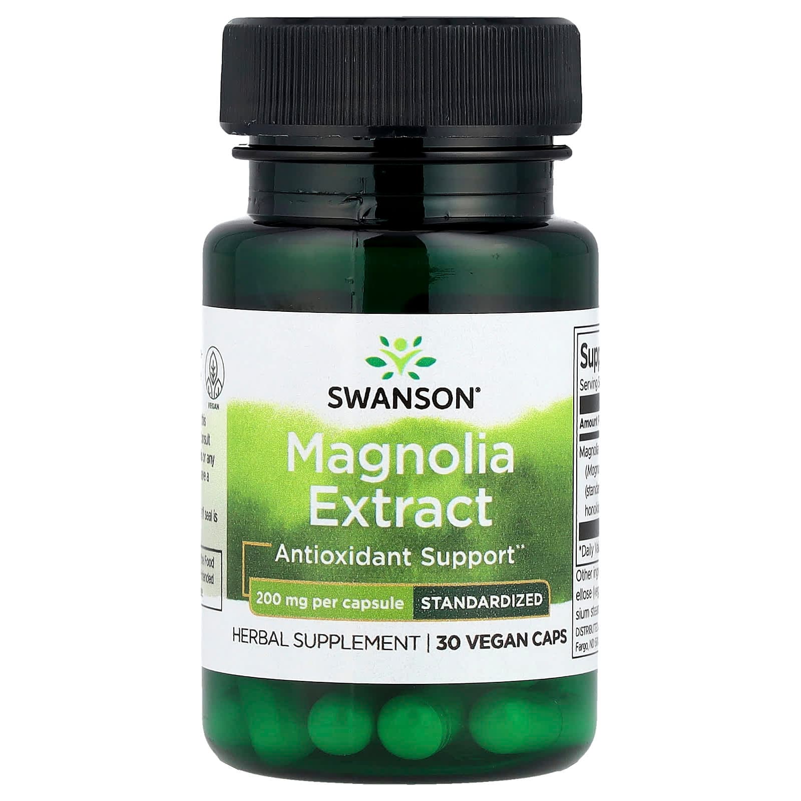 Swanson Vitamins Magnolia Extract – 30 gélules véganes de Swanson Vitamins
