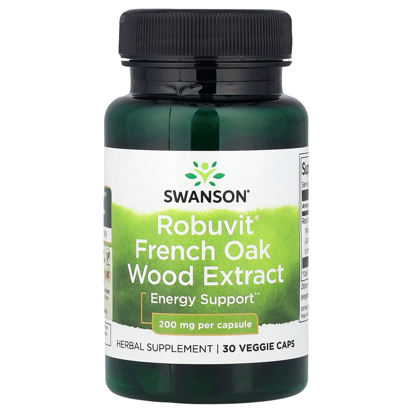 Swanson Vitamins Robuvit French Oak Wood Extract – 30 gélules végétales de Swanson Vitamins