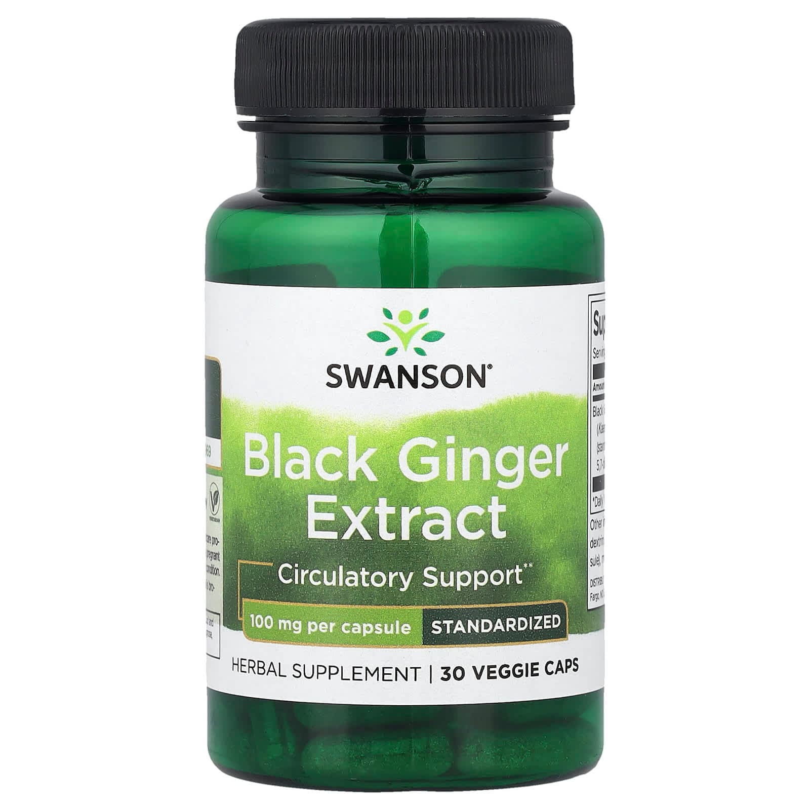 Swanson Vitamins Black Ginger Extract – 30 gélules végétales de Swanson Vitamins